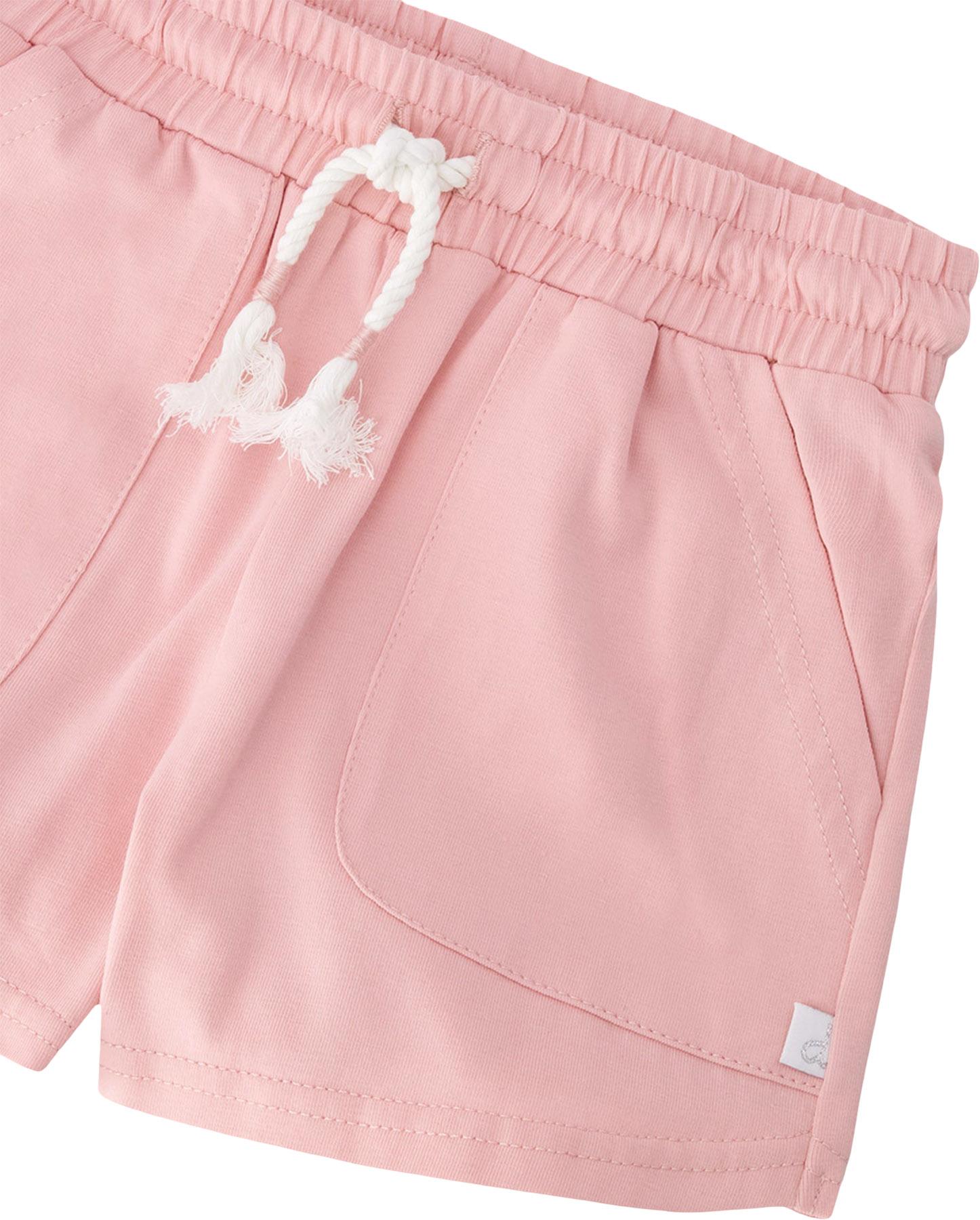 Product gallery image number 3 for product Organic Cotton Jersey Shorts - Little Girl