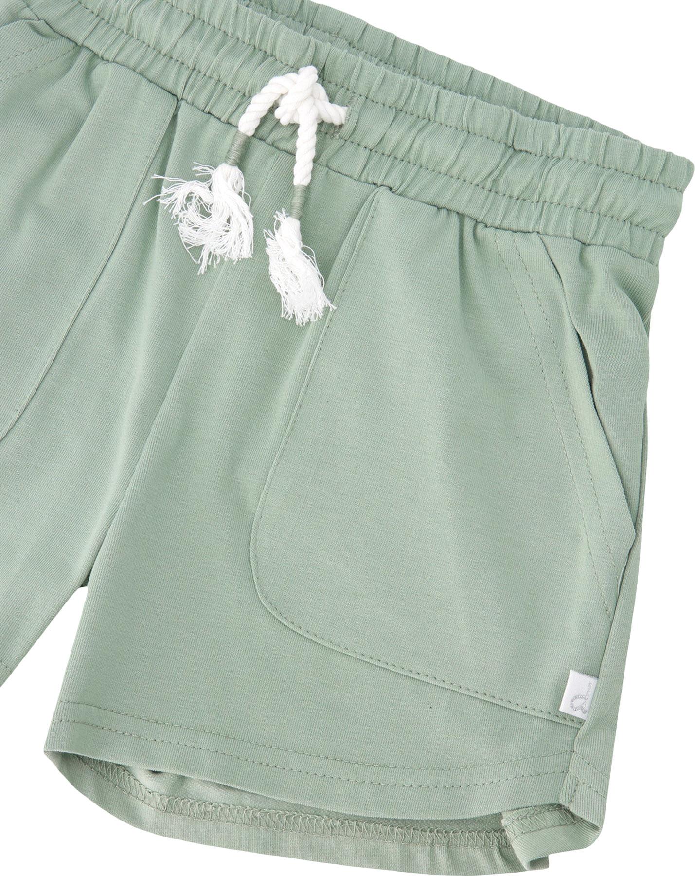 Product gallery image number 3 for product Organic Cotton Jersey Shorts - Little Girl