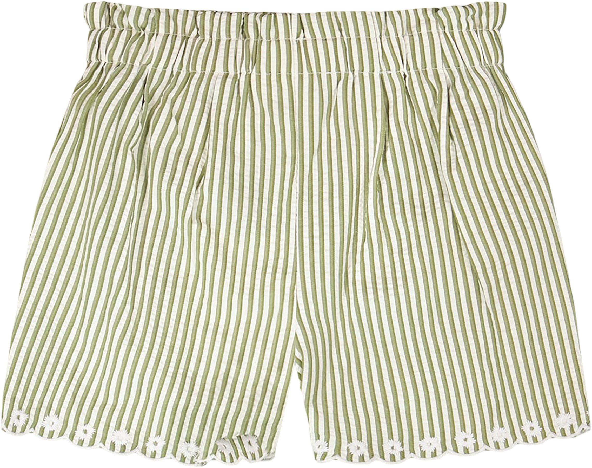 Product gallery image number 3 for product Striped Shorts with Embroidery - Big Girl