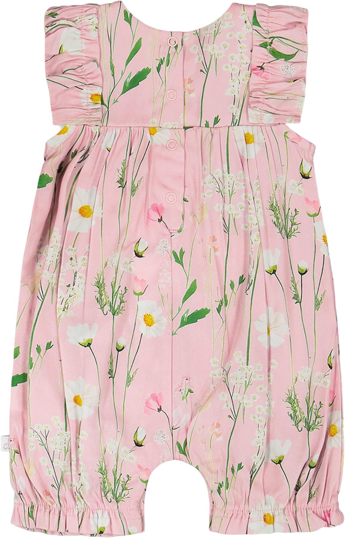 Product gallery image number 2 for product Printed Viscose Romper - Baby Girl