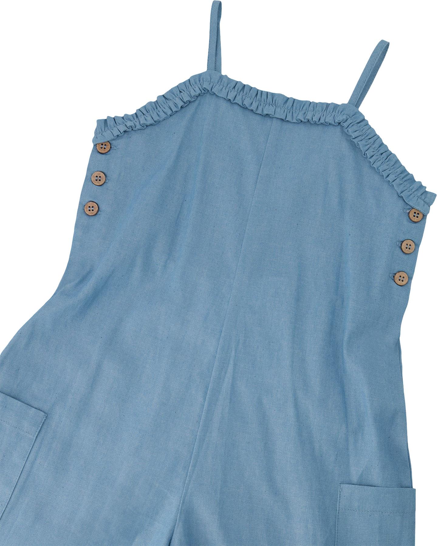 Product gallery image number 3 for product Chambray Jumpsuit - Big Girl