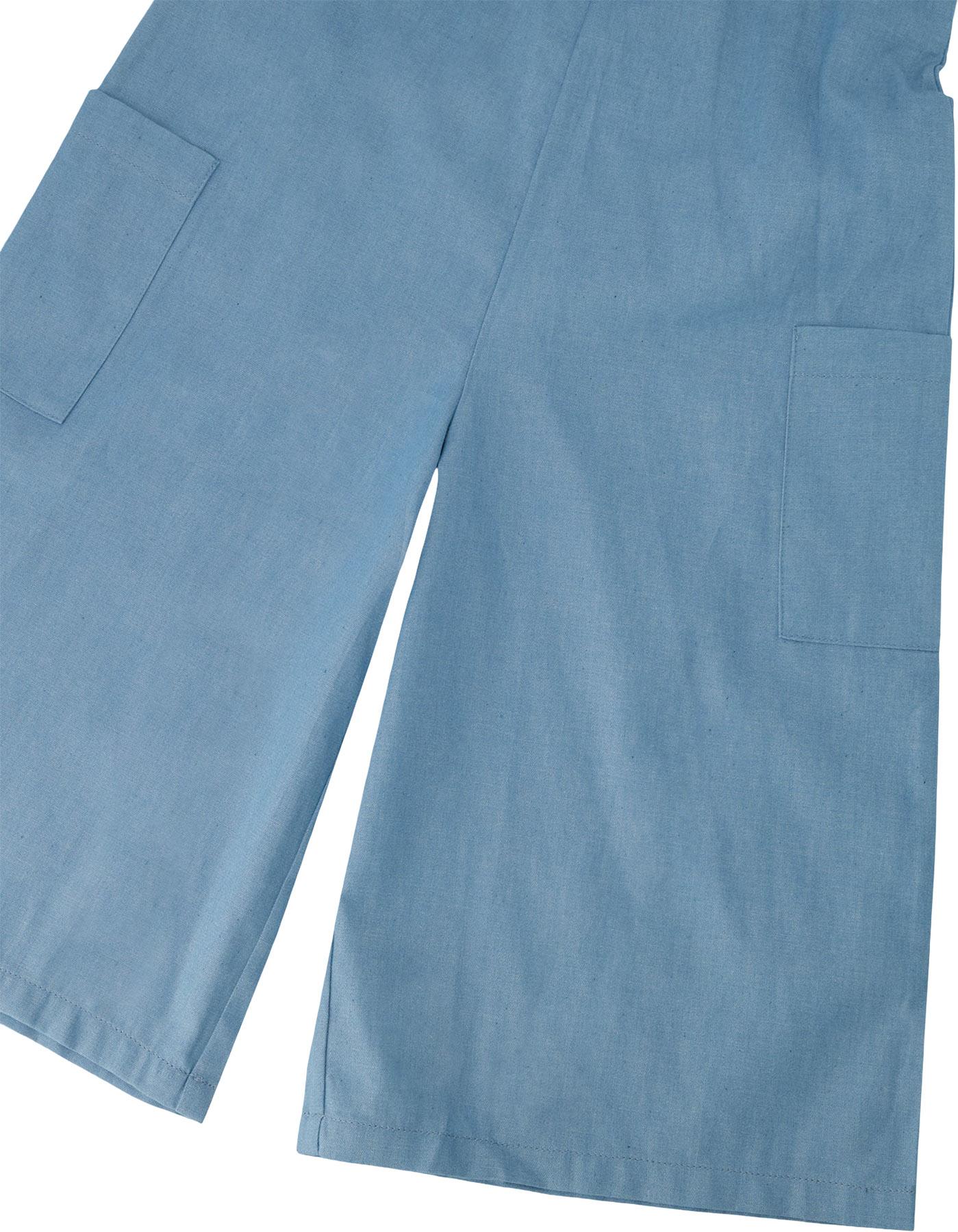 Product gallery image number 3 for product Chambray Jumpsuit - Little Girl