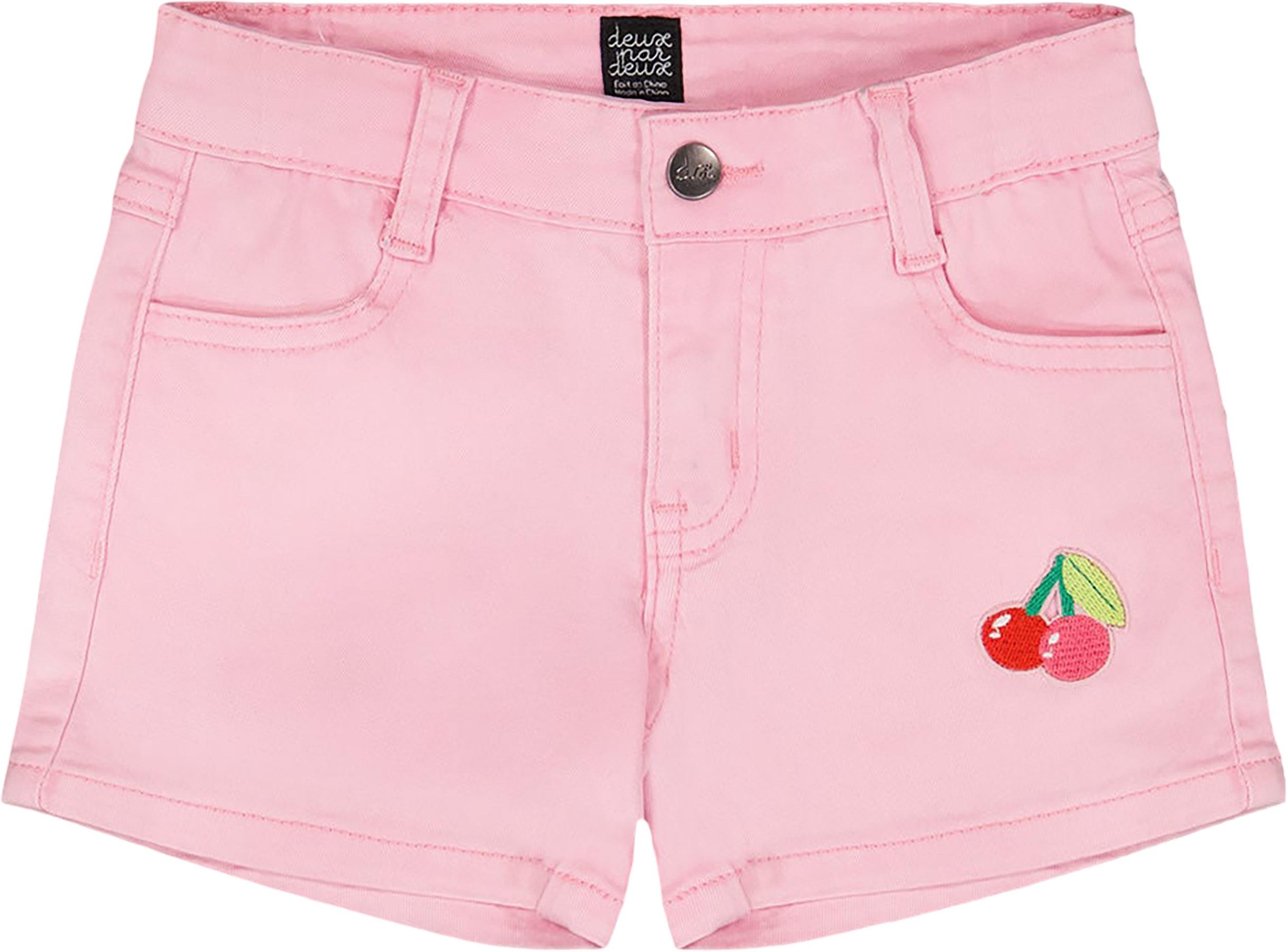 Product image for Denim Shorts with Embroidery - Little Girl