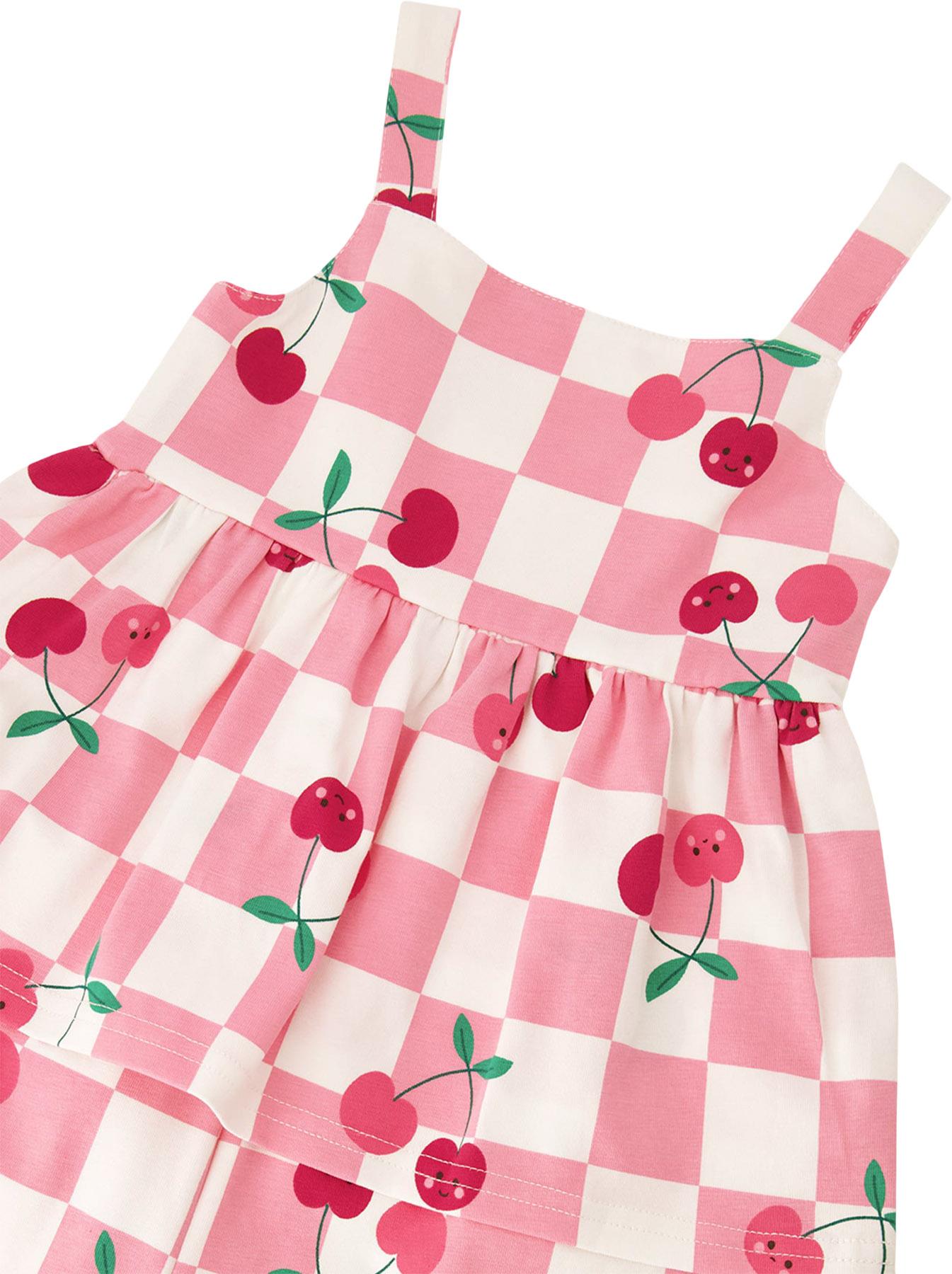 Product gallery image number 3 for product Printed Organic Cotton Jersey Romper - Little Girl 