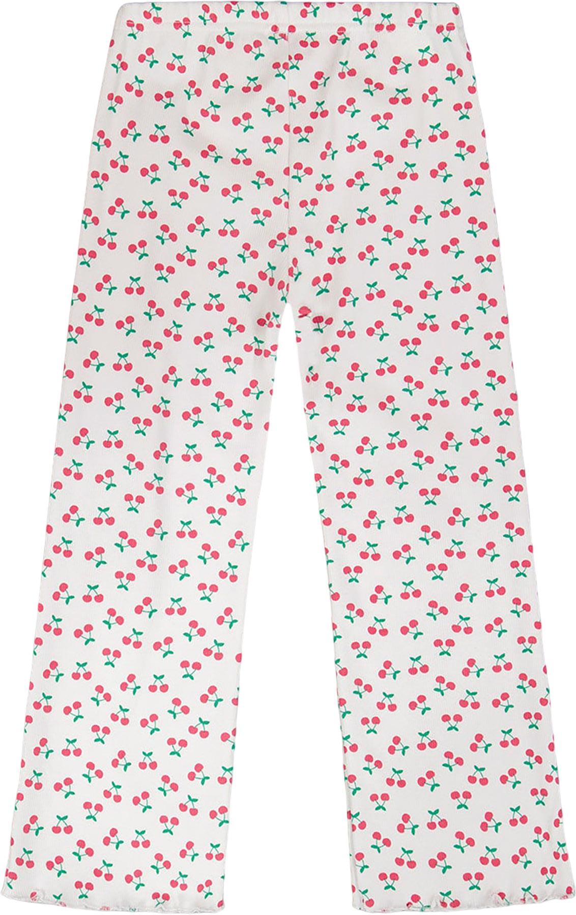 Product gallery image number 2 for product Printed Rib Flare Leg Leggings - Little Girl 