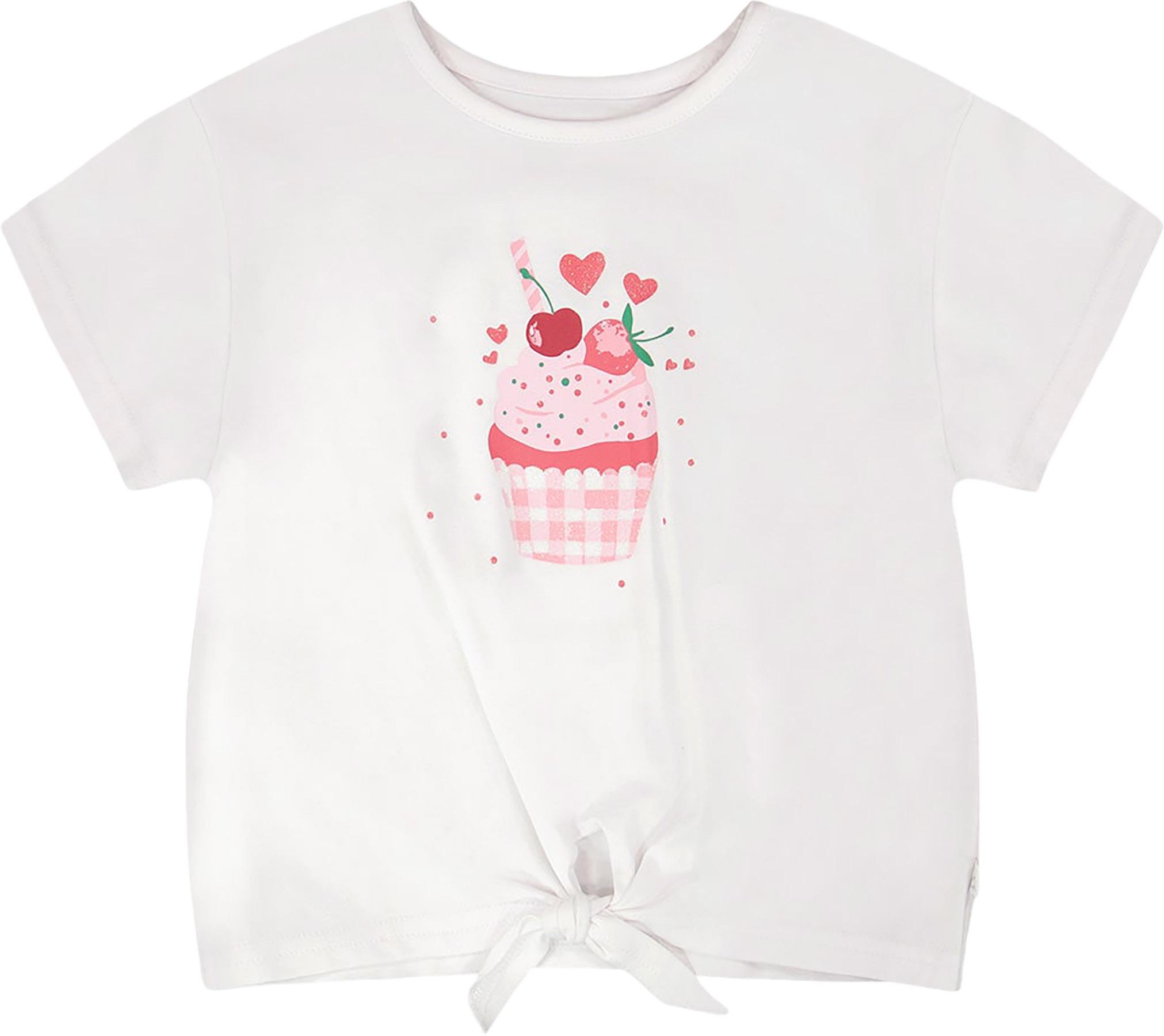 Product image for Organic Cotton Jersey T-Shirt with Tie at Waist - Big Girl