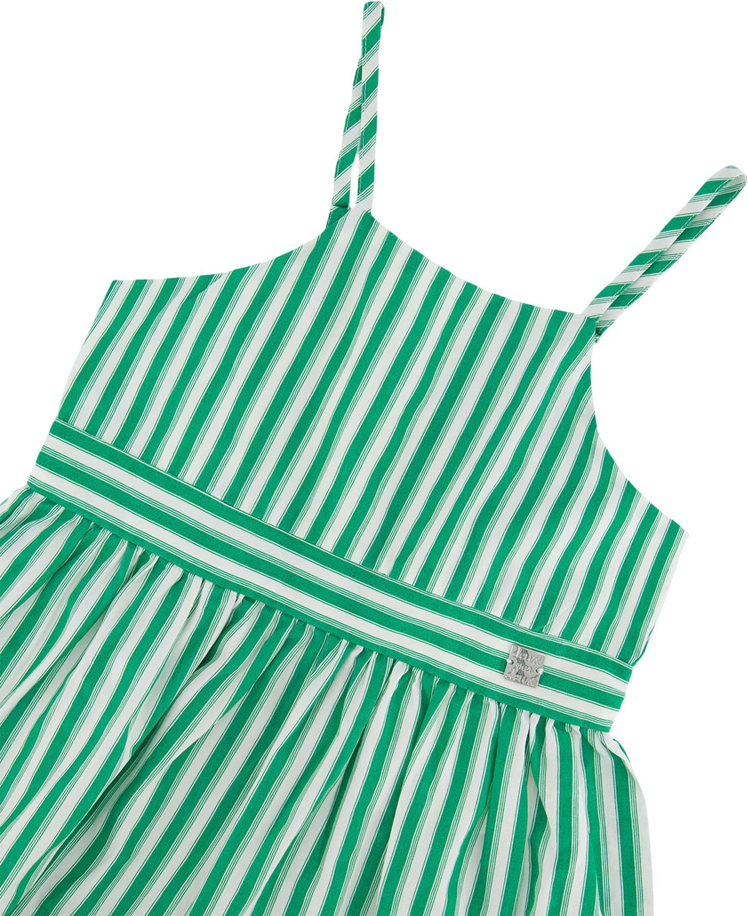 Product gallery image number 3 for product Striped Cotton Sundress - Little Girl 