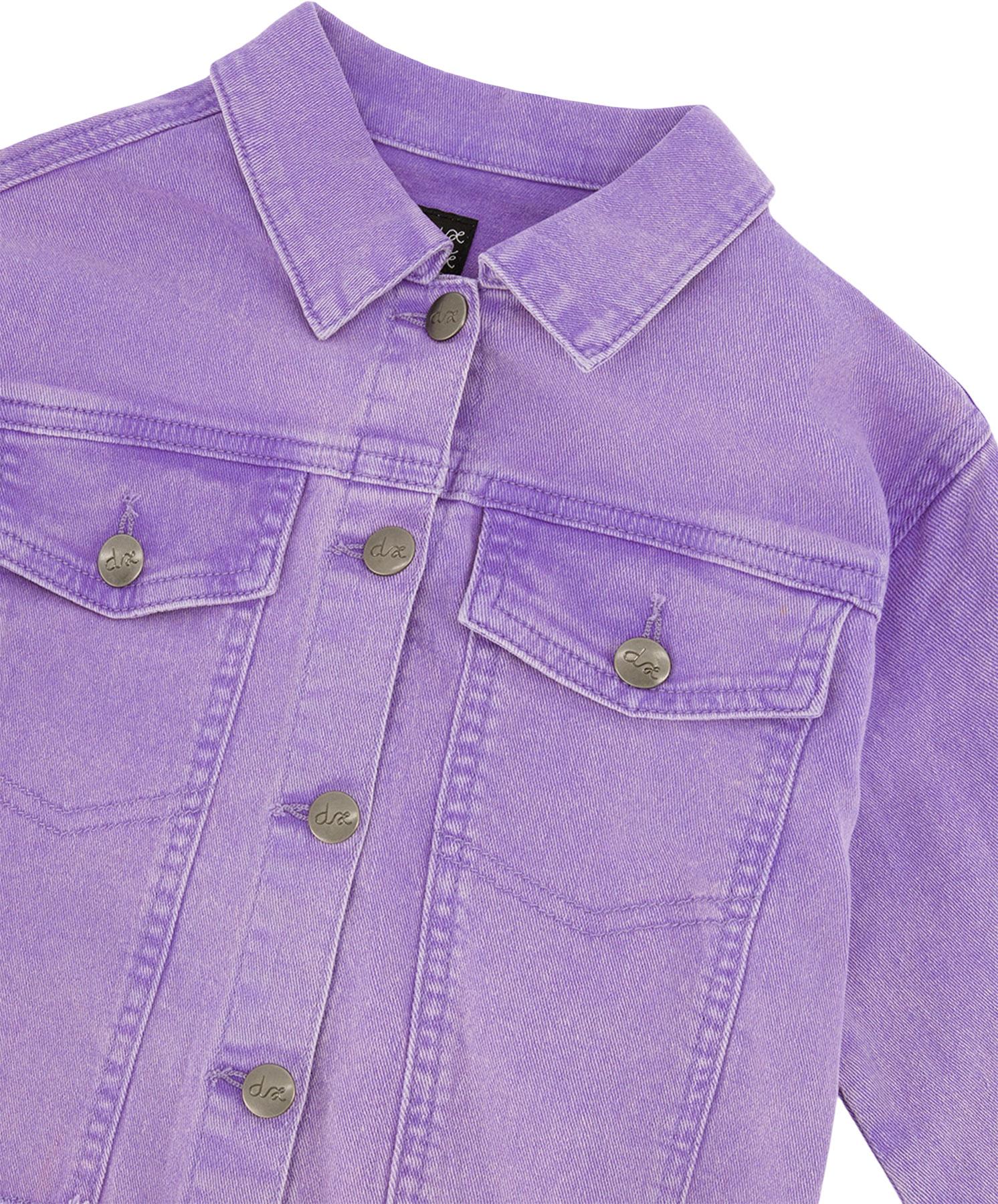 Product gallery image number 2 for product Denim Jacket with Embroidery - Big Girl