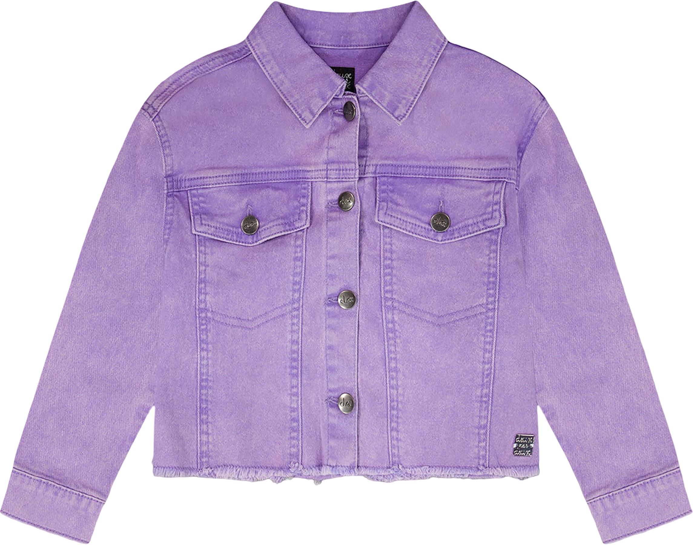 Product image for Denim Jacket with Embroidery - Big Girl