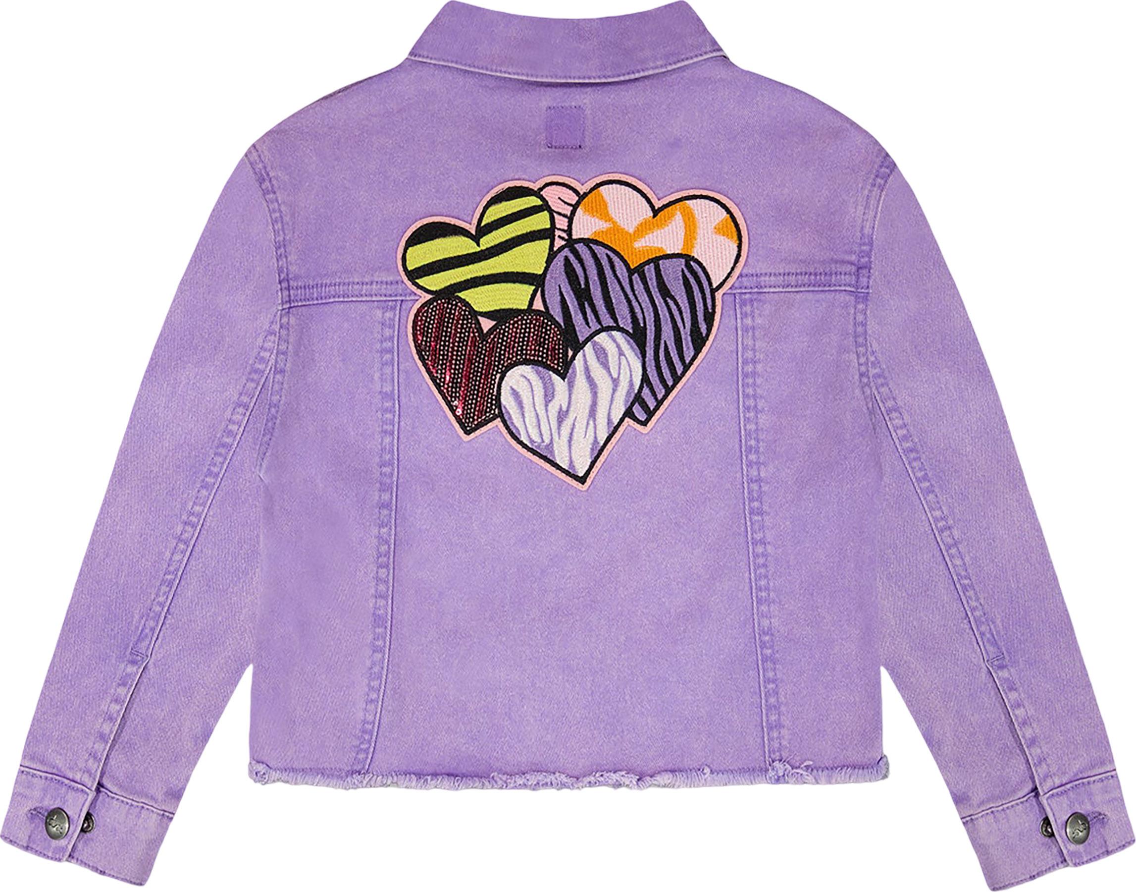 Product gallery image number 2 for product Denim Jacket with Embroidery - Little Girl