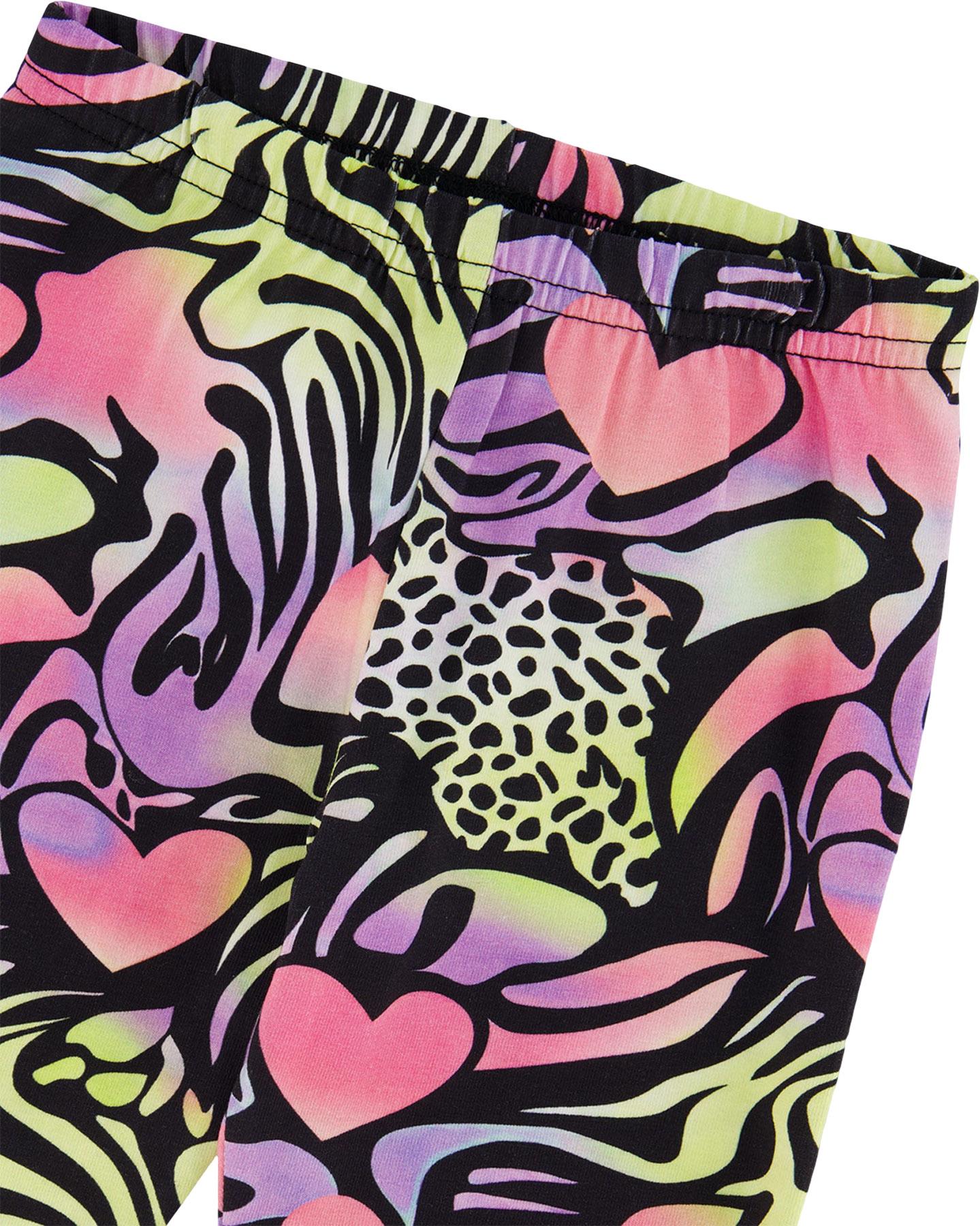 Product gallery image number 3 for product Printed Organic Cotton Jersey Capri - Little Girl 