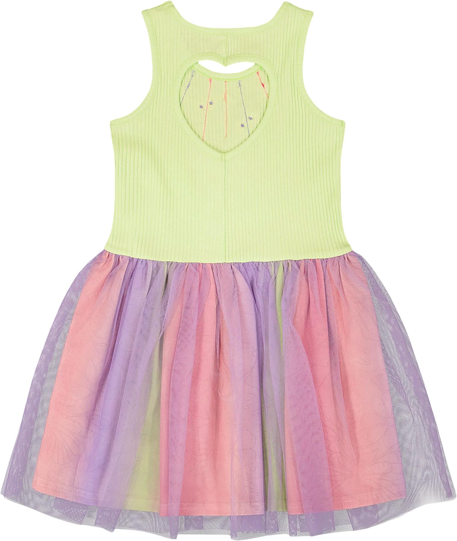 Product gallery image number 2 for product Bi-Material Sleeveless Dress - Big Girl
