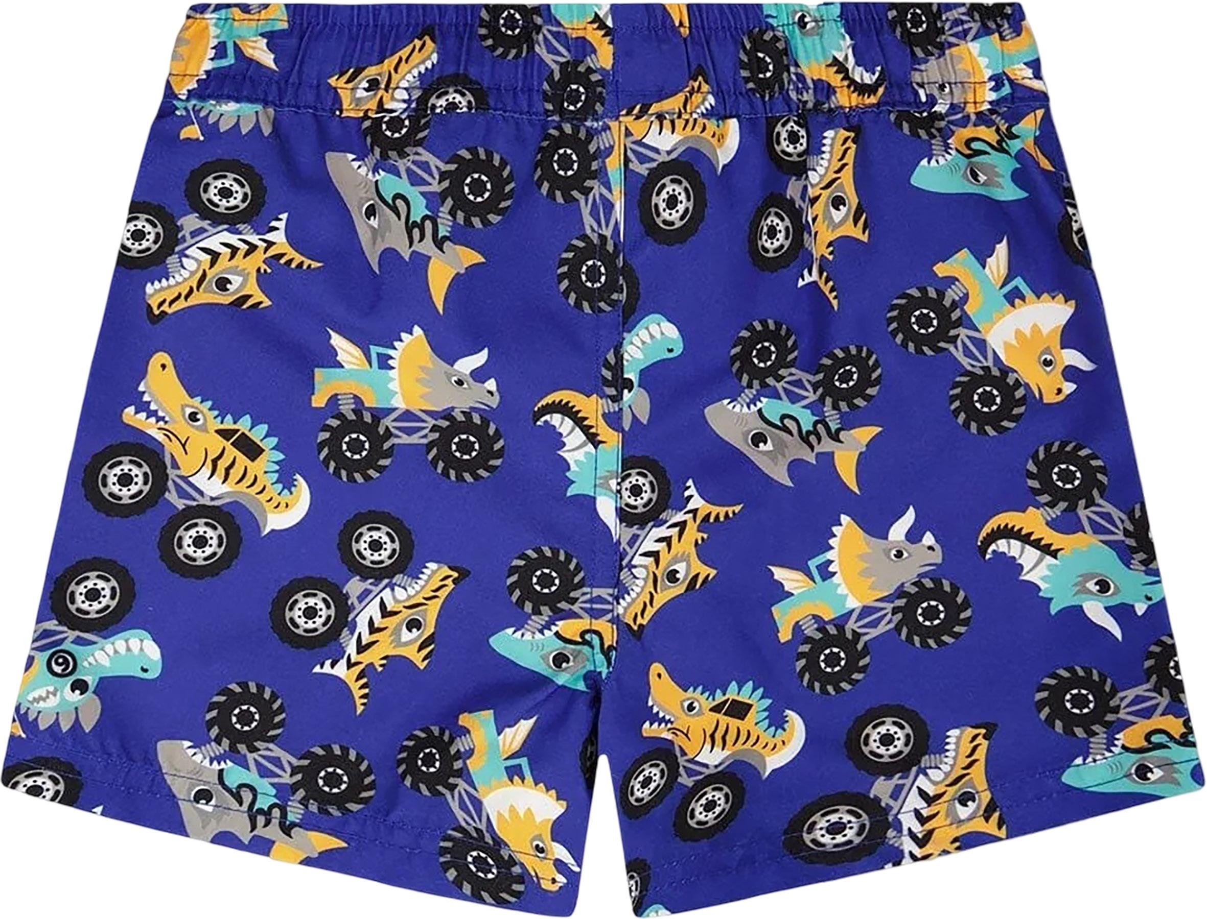 Product gallery image number 2 for product Truck Print Boardshorts - Little Boy