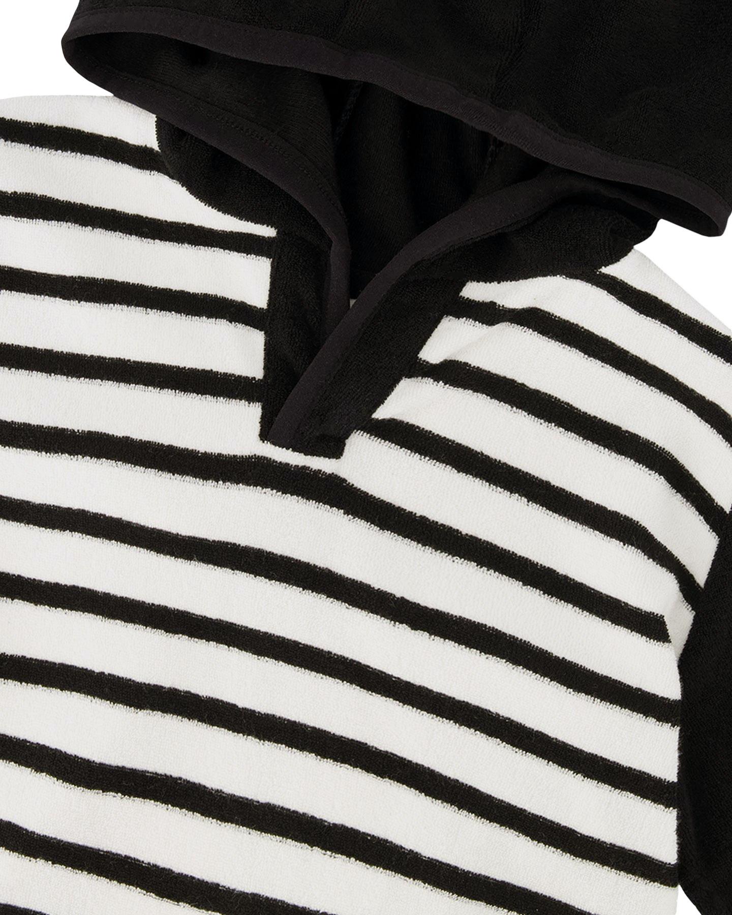 Product gallery image number 3 for product Striped Hooded Terry T-Shirt with Shorts Set - Big Boy