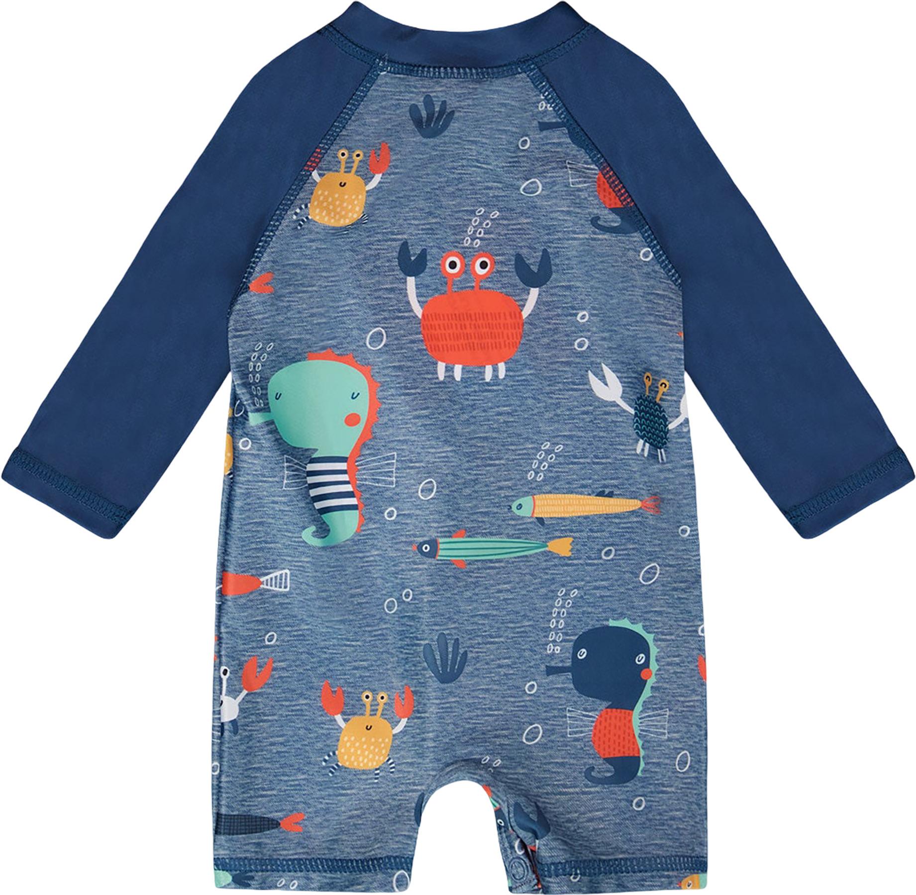 Product gallery image number 2 for product Printed One-Piece Long Sleeve Rashguard - Baby Boy