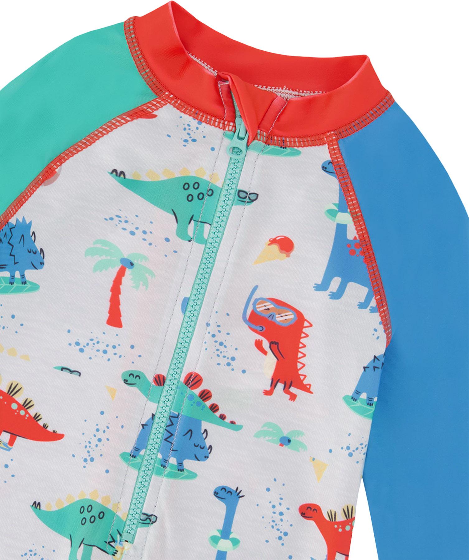 Product gallery image number 3 for product Printed One-Piece Long Sleeve Rashguard - Baby Boy