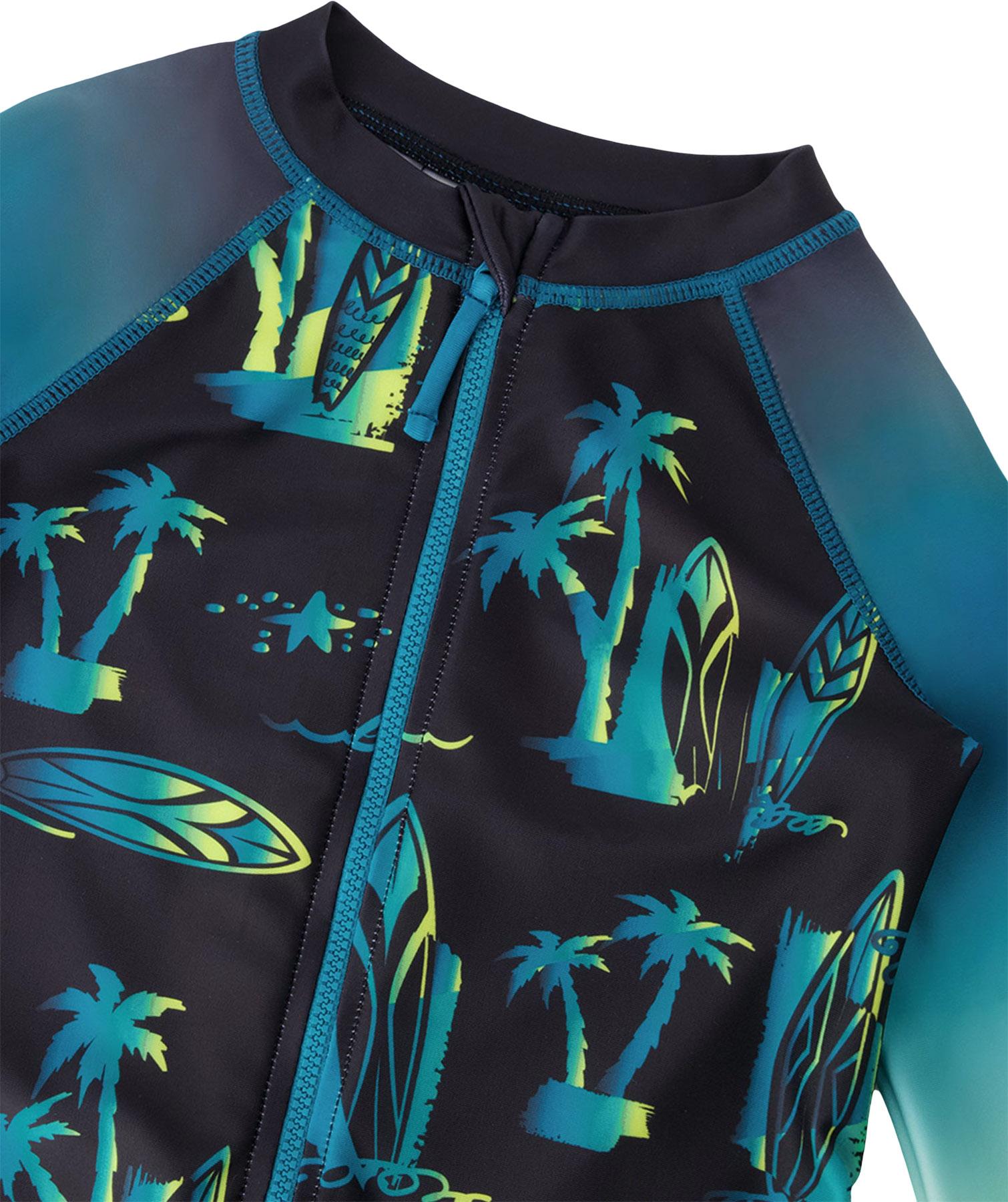 Product gallery image number 3 for product Printed One-Piece Long Sleeve Rashguard - Big Boy
