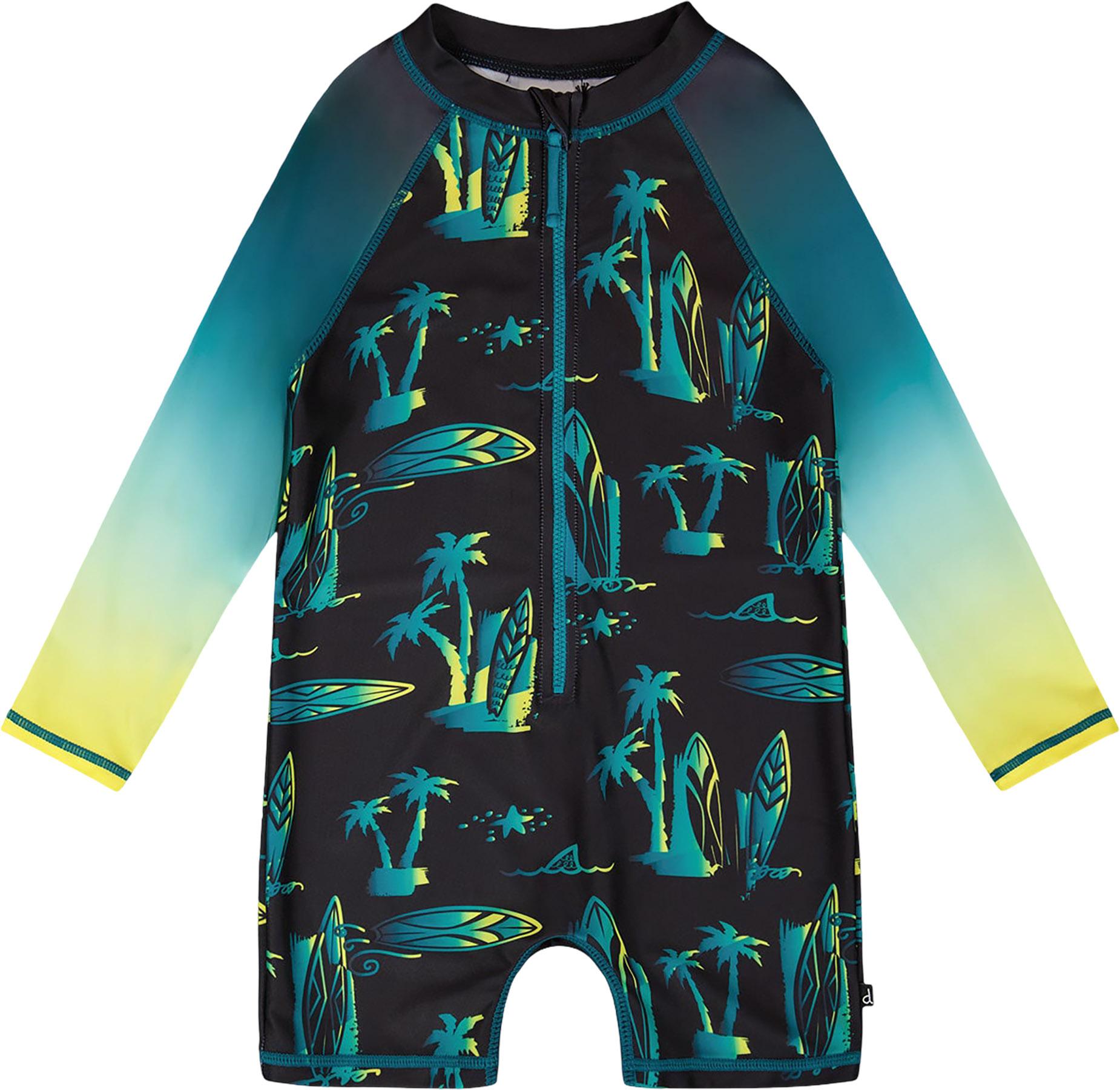 Product image for Printed One-Piece Long Sleeve Rashguard - Big Boy