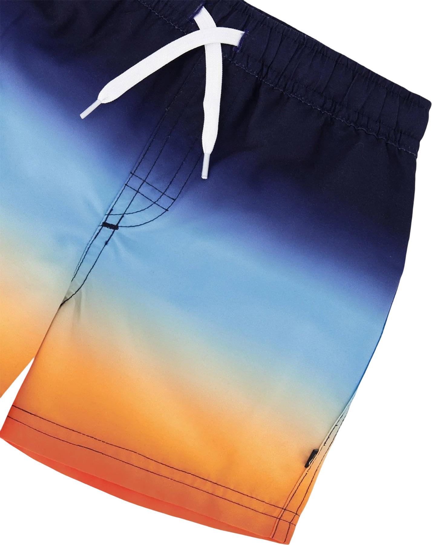 Product gallery image number 3 for product Blue and Orange Gradient Swim Trunks - Little Boy