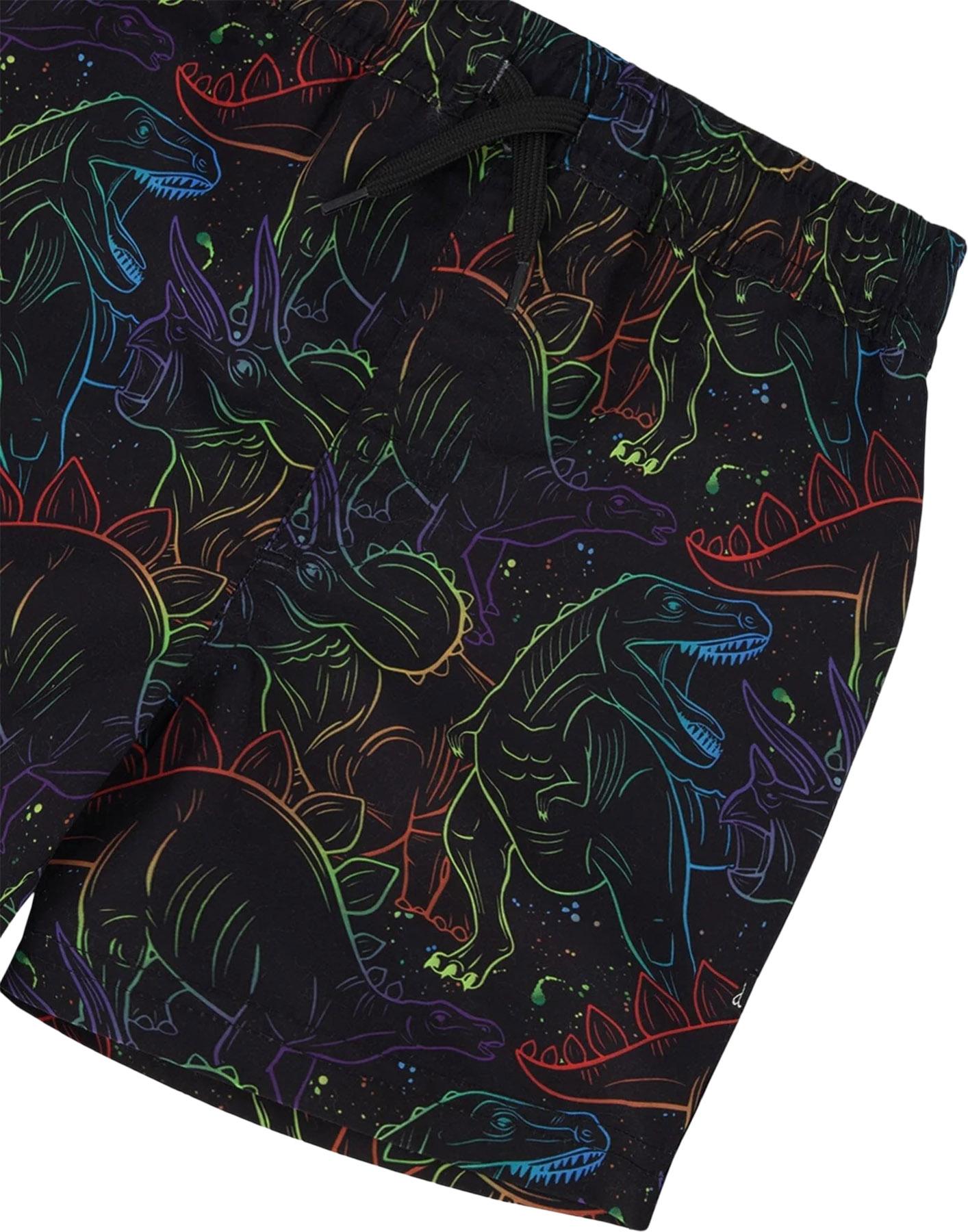 Product gallery image number 3 for product Dinosaur Print Swim Trunks - Little Boy