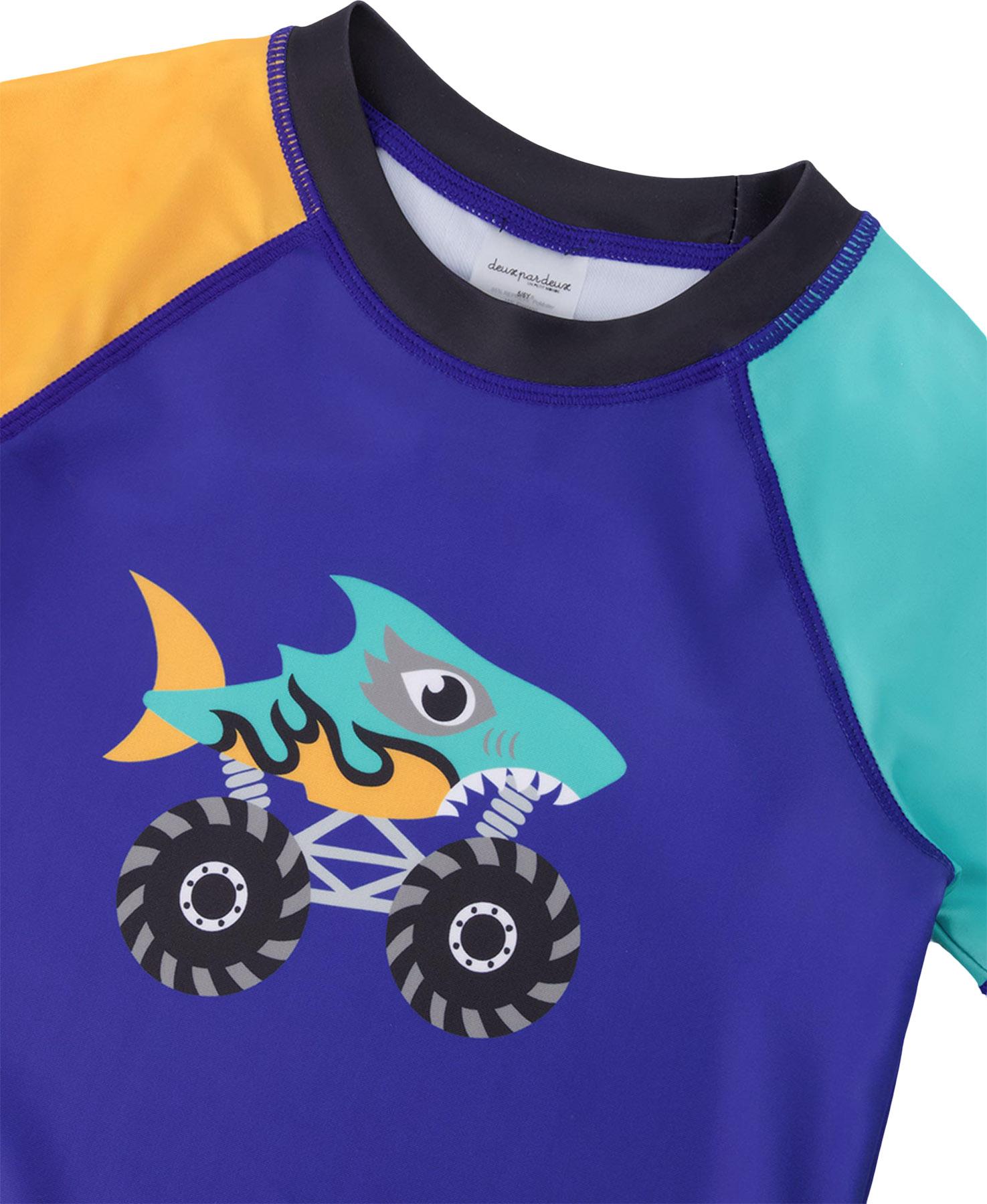 Product gallery image number 2 for product Short Sleeve Rashguard - Little Boy