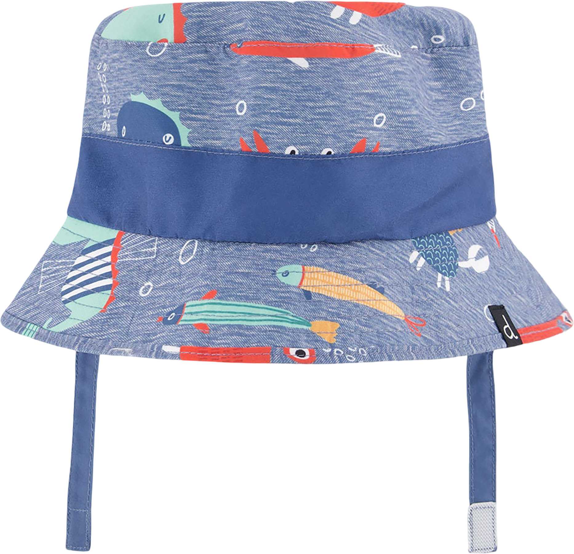 Product image for Recycled Polyester Beach Hat Blue Marine Animal Print - Mens