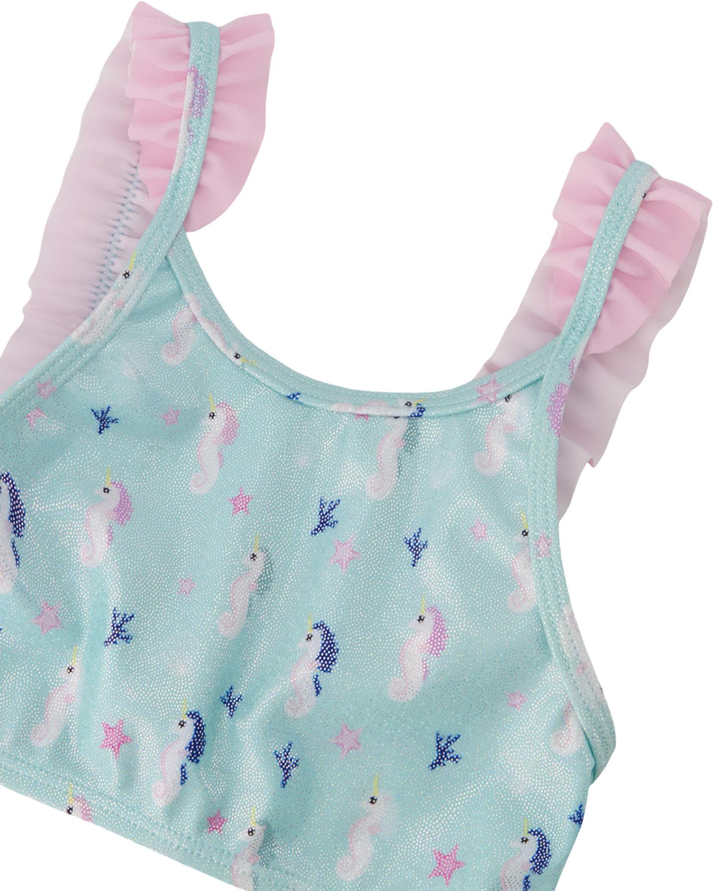 Product gallery image number 4 for product Printed Two-Piece Swimsuit - Little Girl