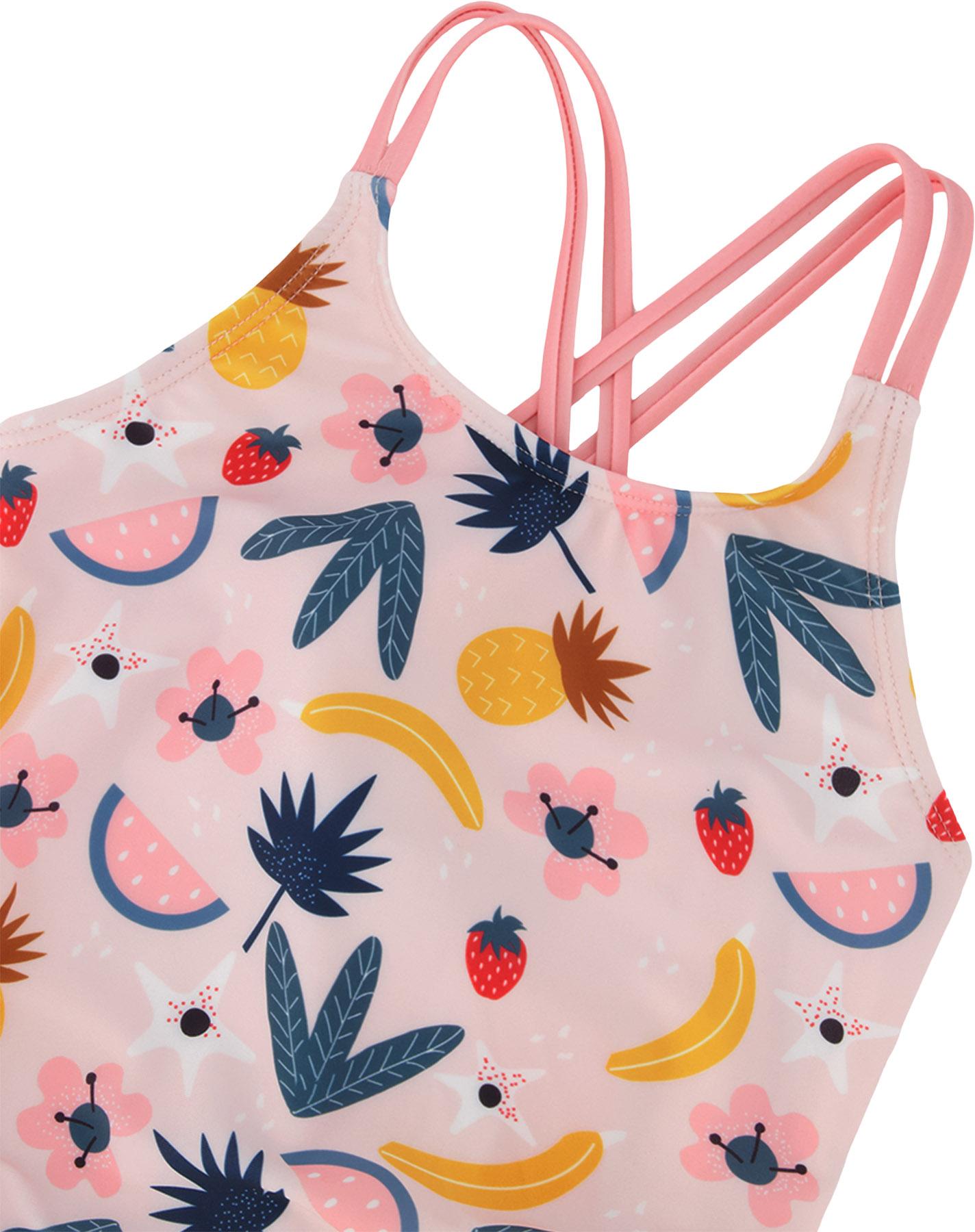 Product gallery image number 2 for product Printed One-Piece Swimsuit - Little Girl