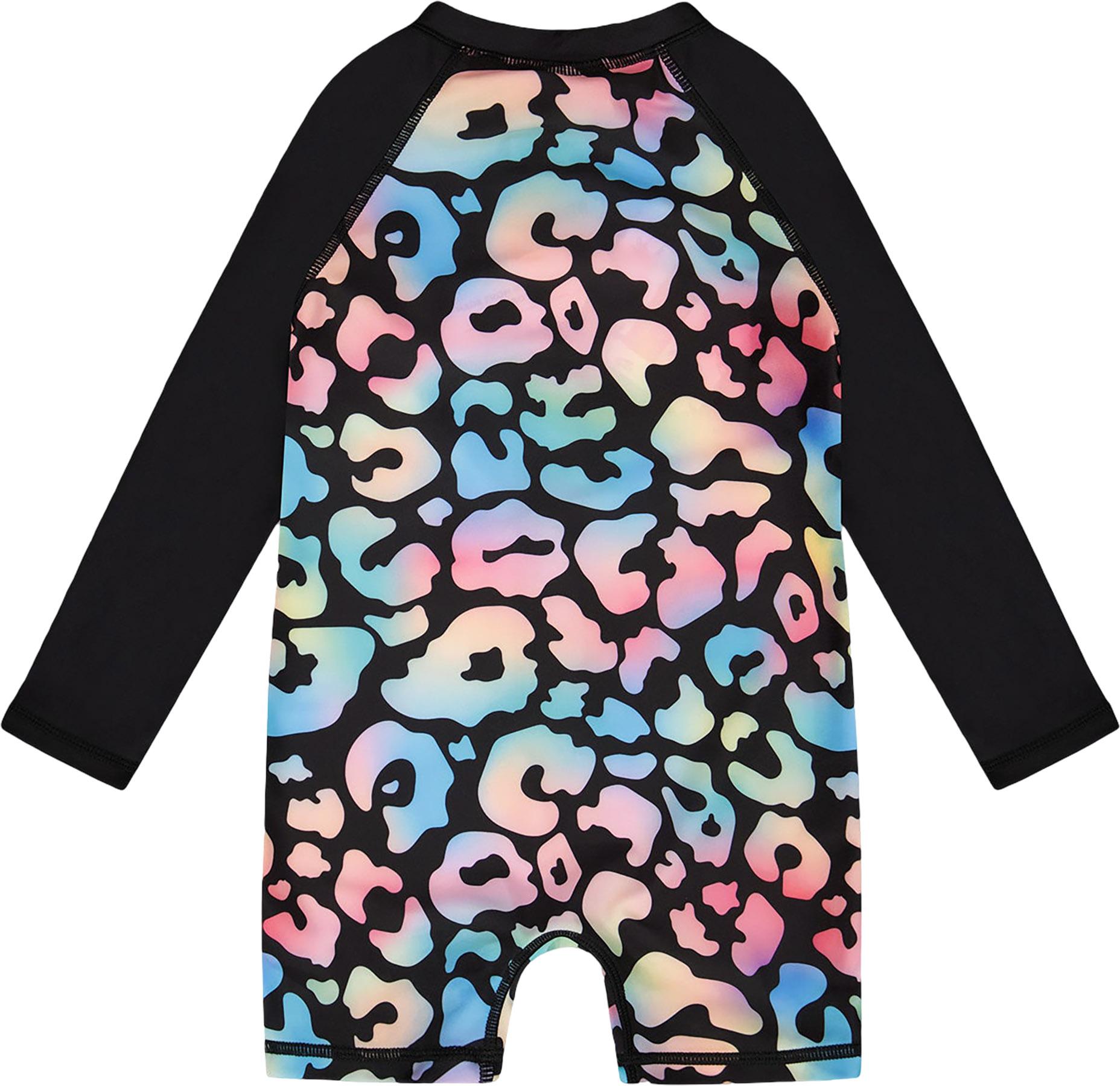 Product gallery image number 2 for product Maillot de surf une pièce à manches longues imprimé - Petite fille