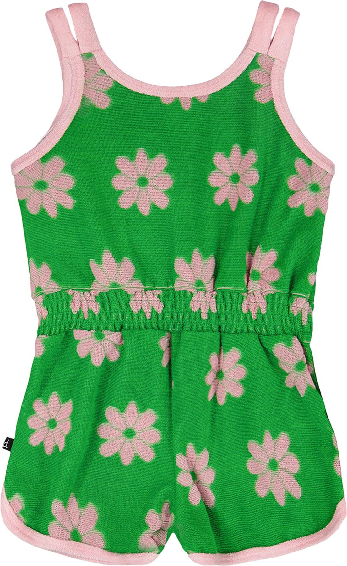 Product gallery image number 2 for product Printed Terry Cloth Sleeveless Jumpsuit - Big Girl