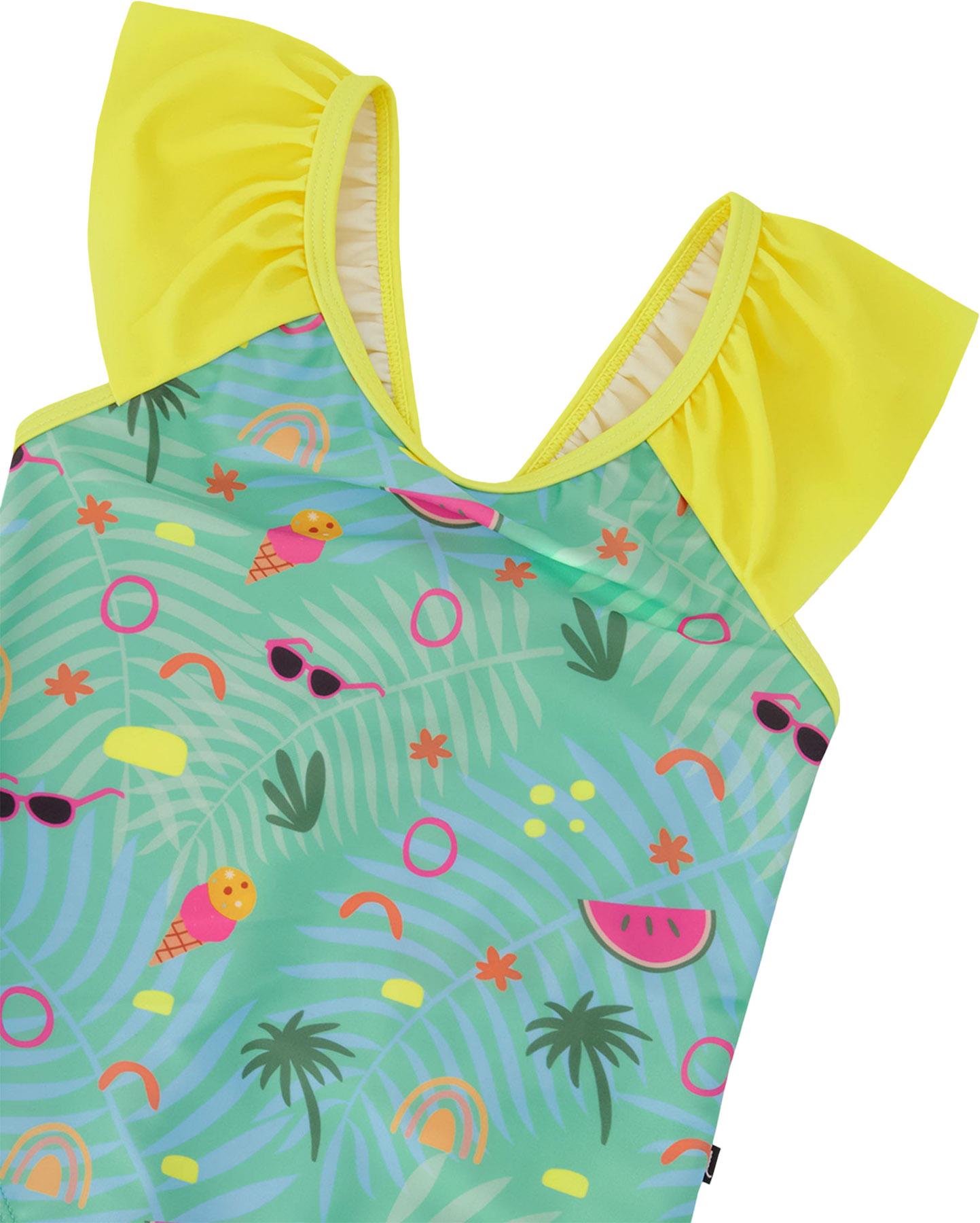 Product gallery image number 3 for product Printed One-Piece Swimsuit - Little Girl