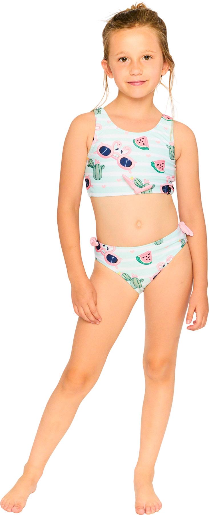 Product gallery image number 7 for product Printed Two-Piece Swimsuit - Big Girl