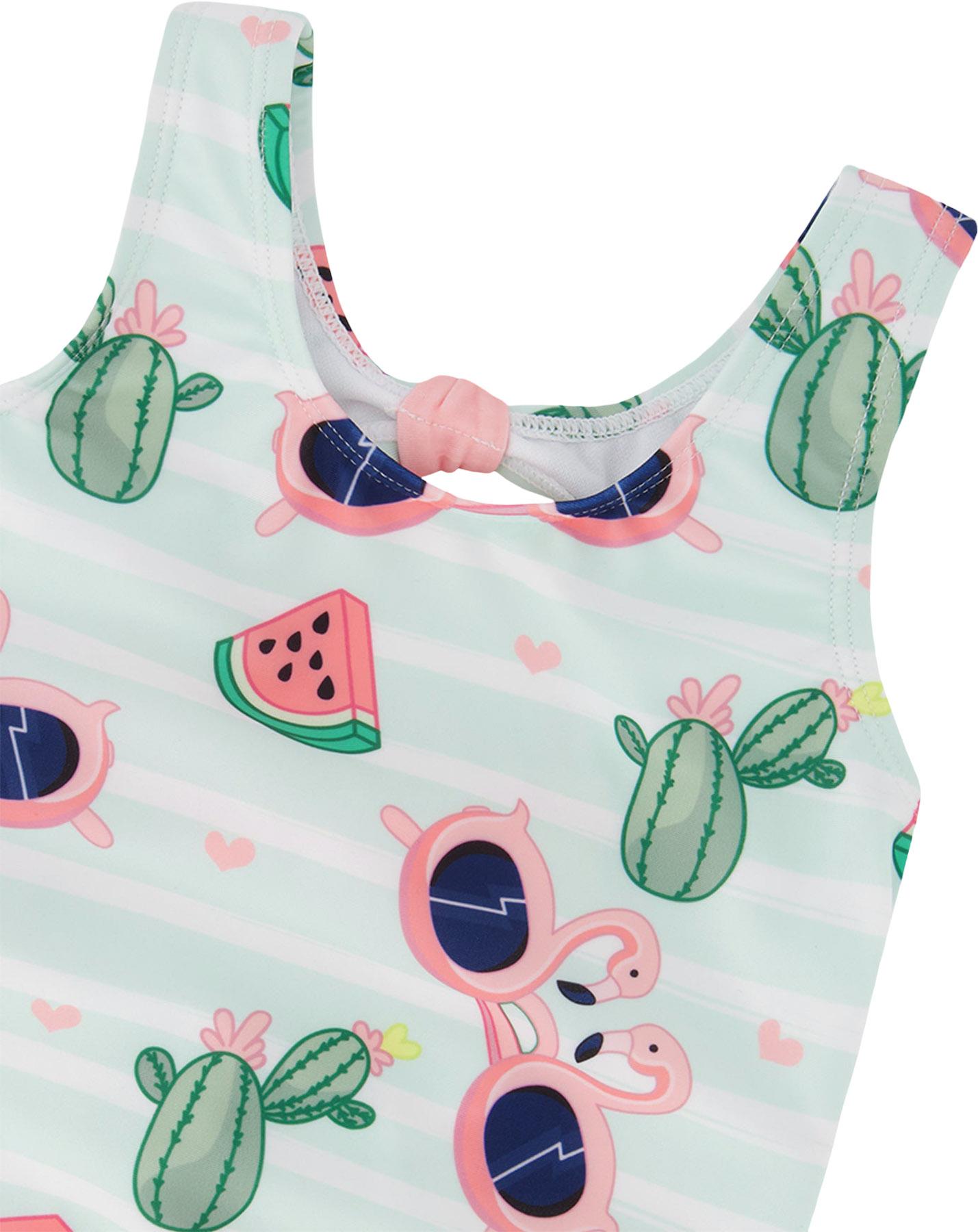 Product gallery image number 2 for product Printed One-Piece Swimsuit - Little Girl