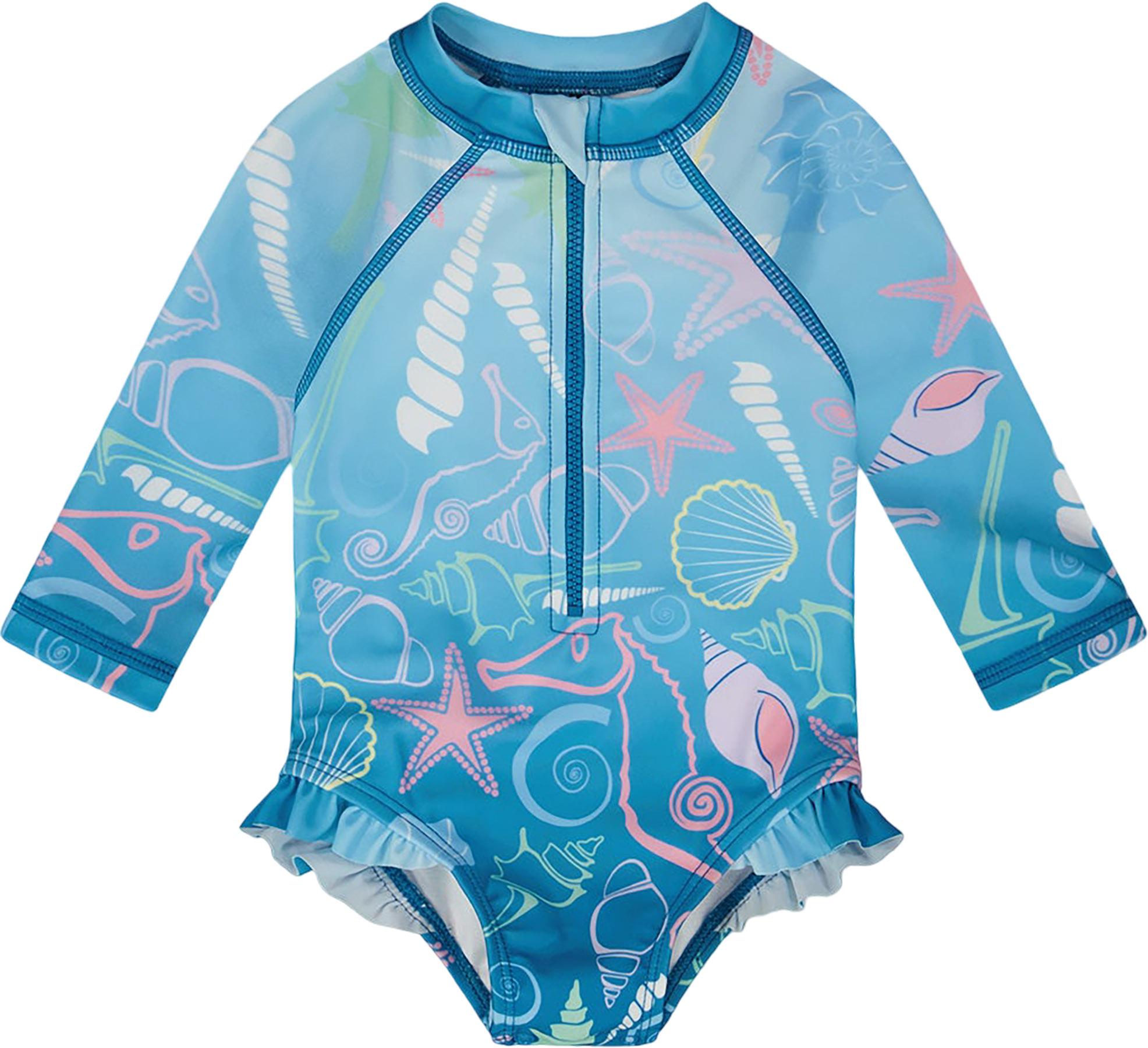 Product image for Printed One-Piece Long Sleeve Rashguard - Baby
