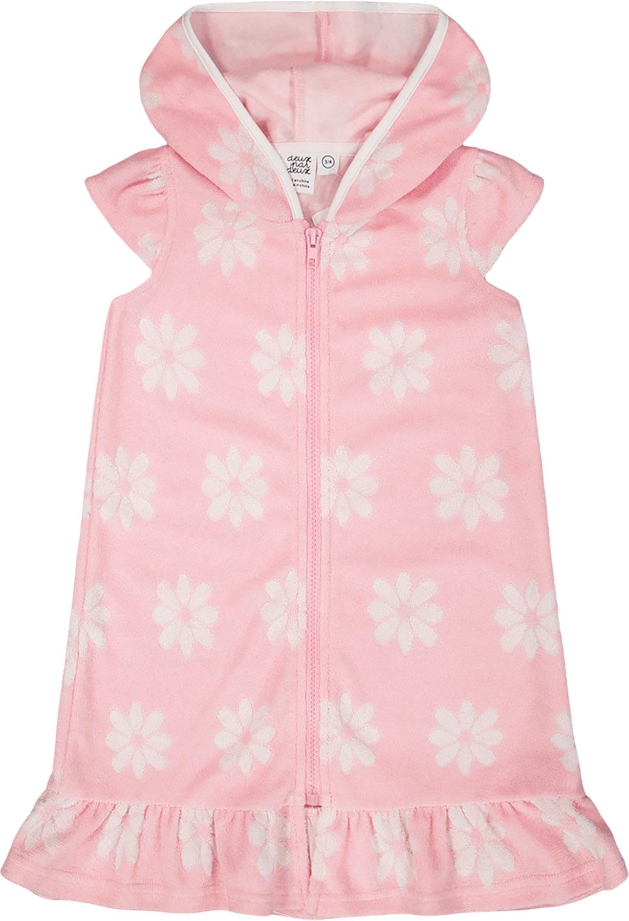 Product image for Printed Terry Cloth Beach Hoodie Dress - Big Girl