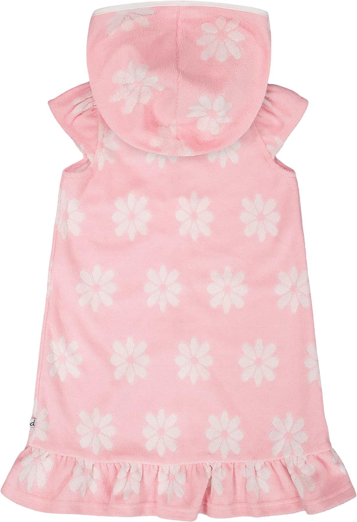Product gallery image number 2 for product Printed Terry Cloth Beach Hoodie Dress - Little Girl