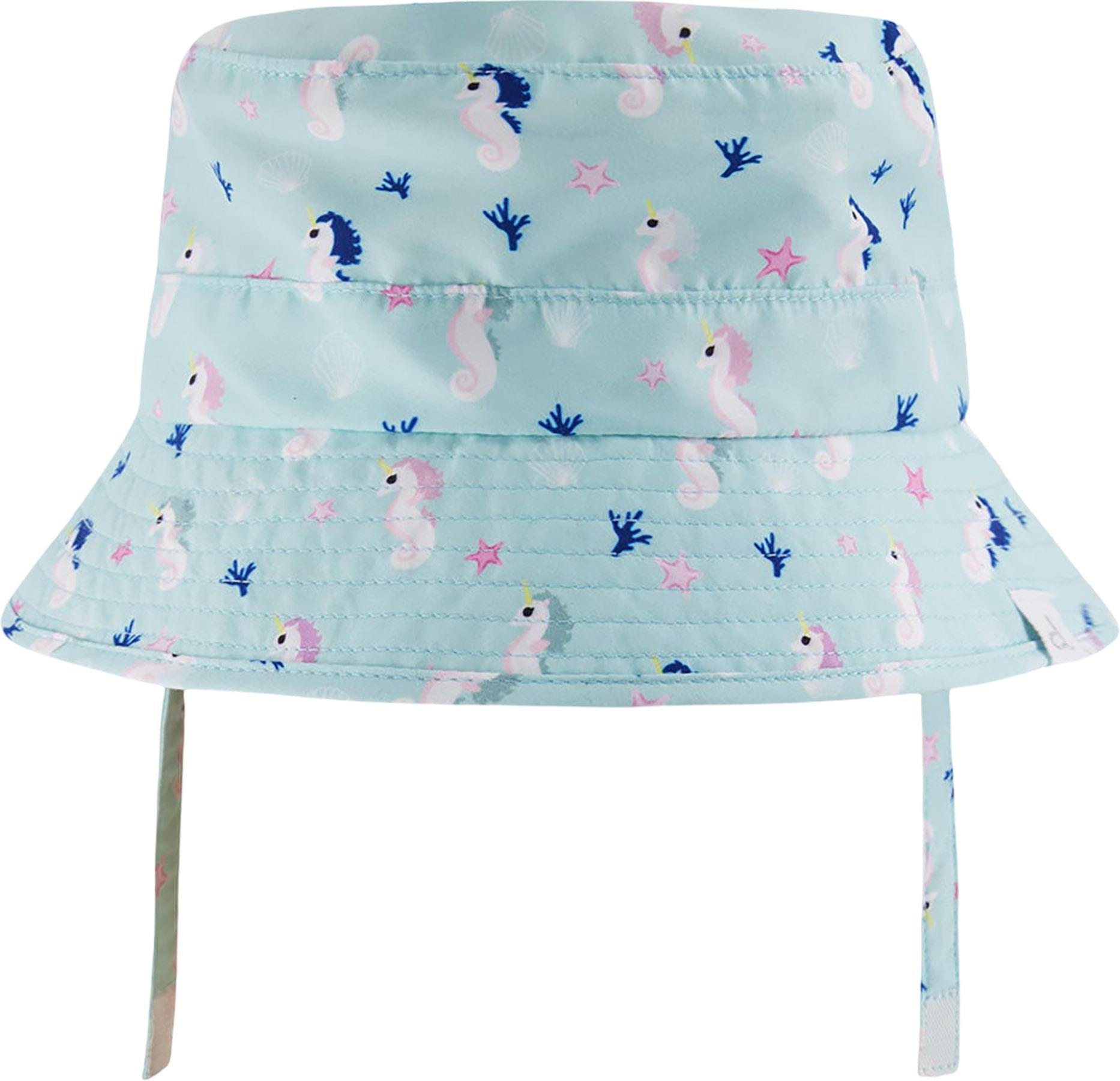 Numéro de l'image de la galerie de produits 1 pour le produit Chapeau de plage bleu imprimé coquillages