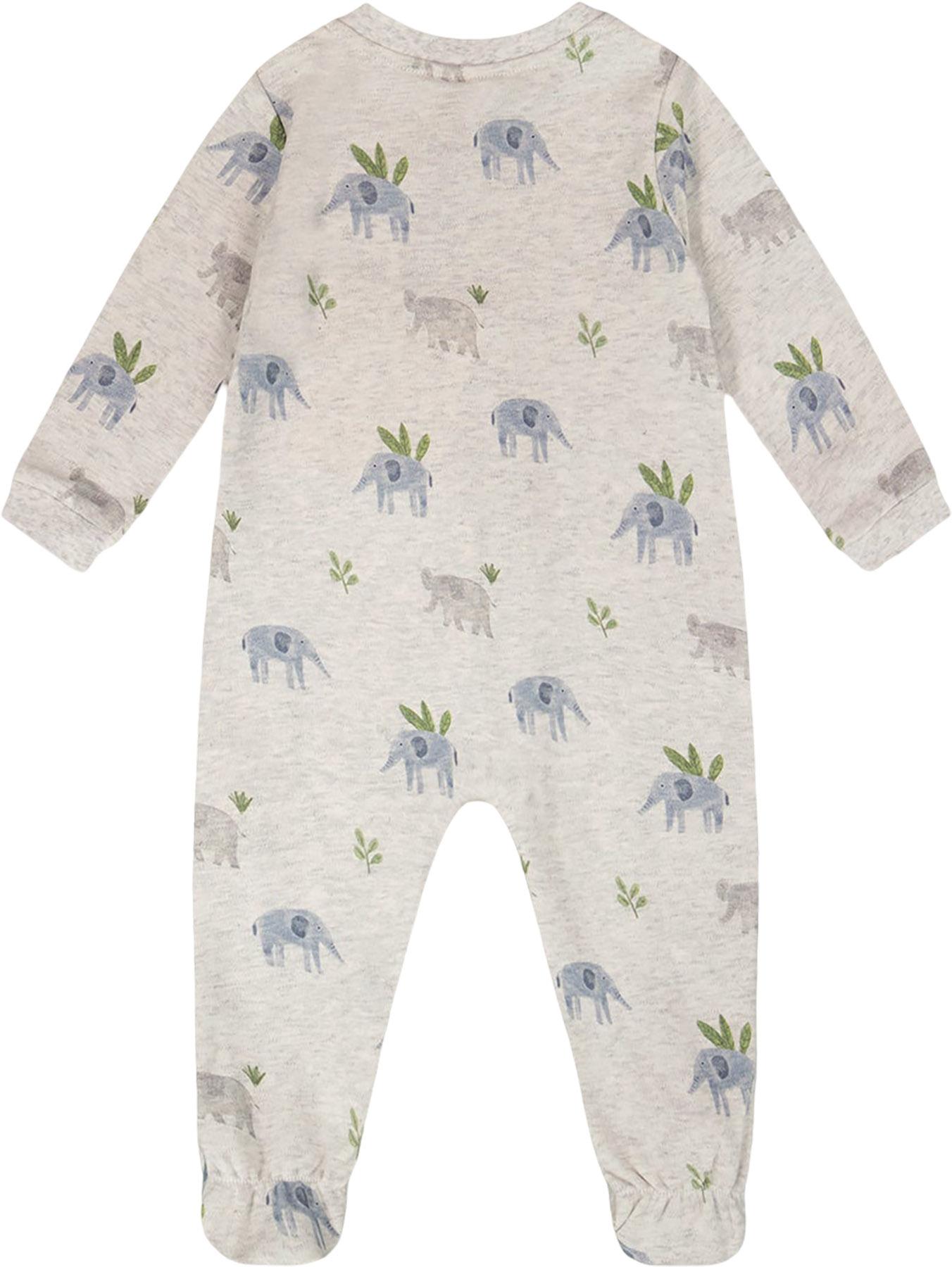 Product gallery image number 3 for product Printed Organic Cotton One-Piece Pyjama - Baby Girl
