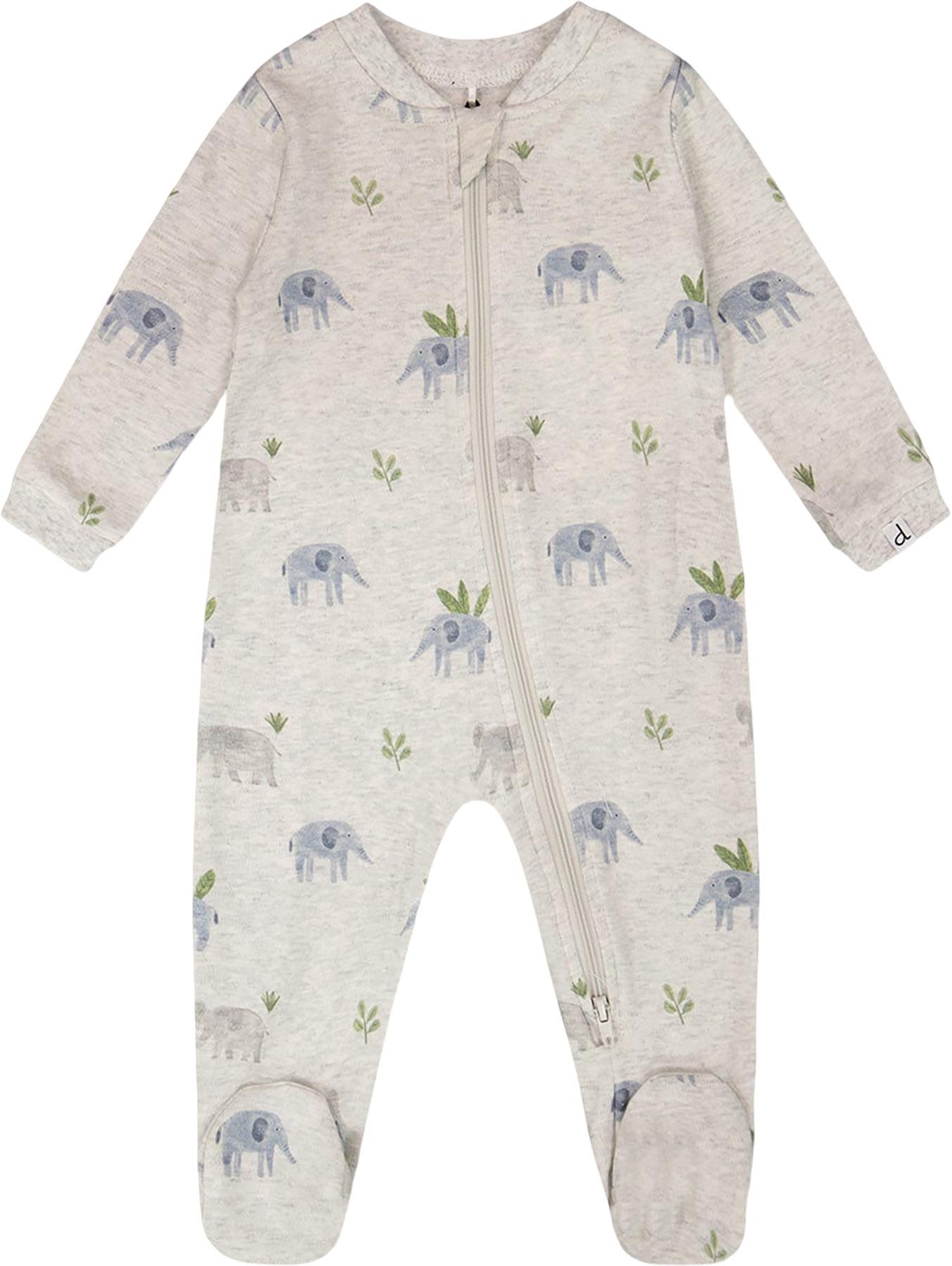Image de produit pour Pyjama une-pièce en coton biologique imprimé - Bébé fille