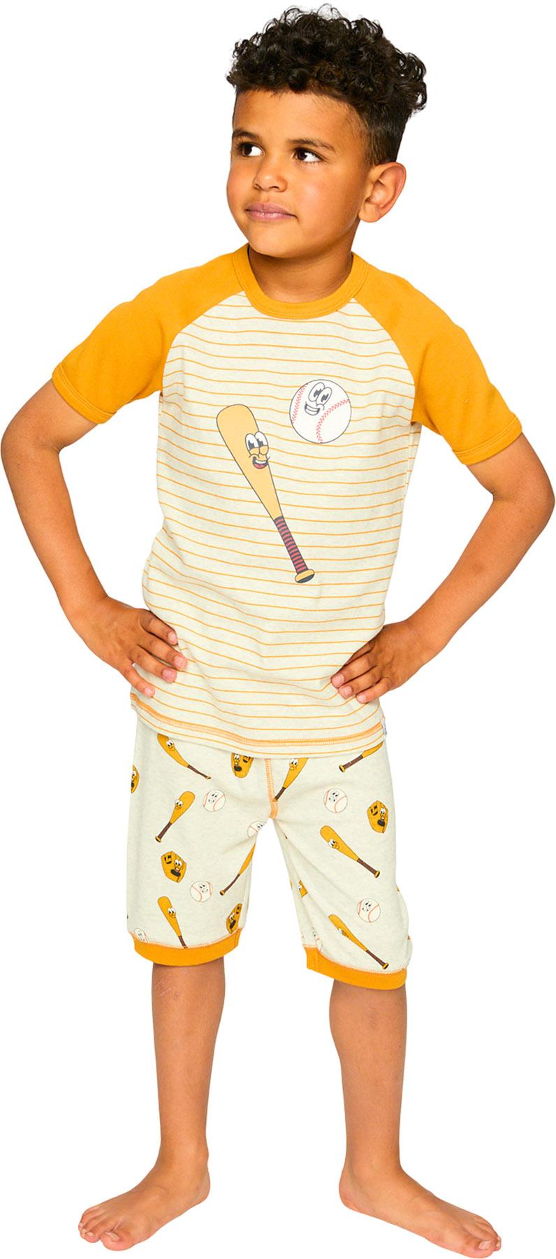 Product gallery image number 5 for product Ensemble pyjama deux-pièces imprimé en coton biologique - Bébé garçon