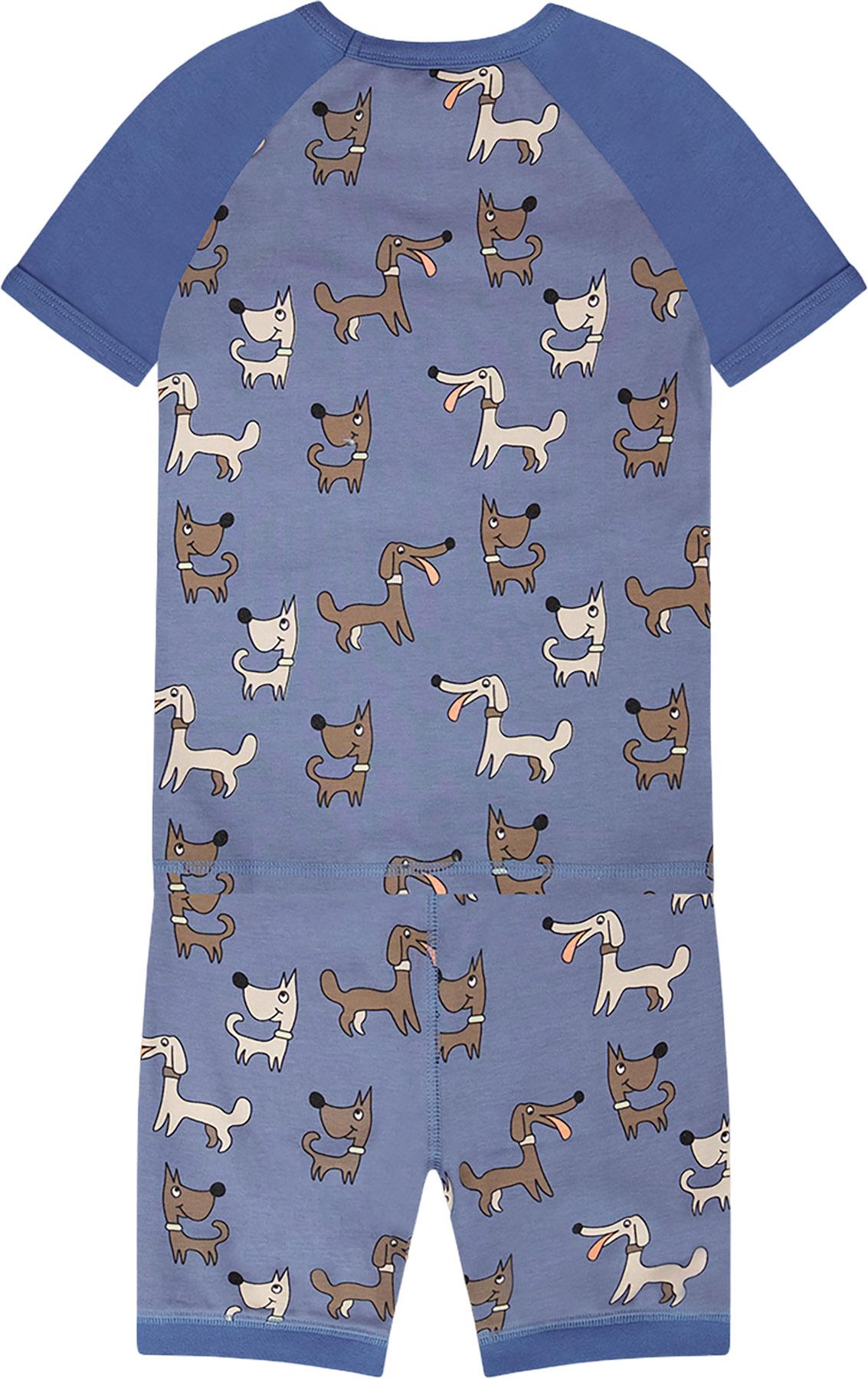 Product gallery image number 4 for product Printed Organic Cotton Two-Piece Pyjama Set - Big Boy