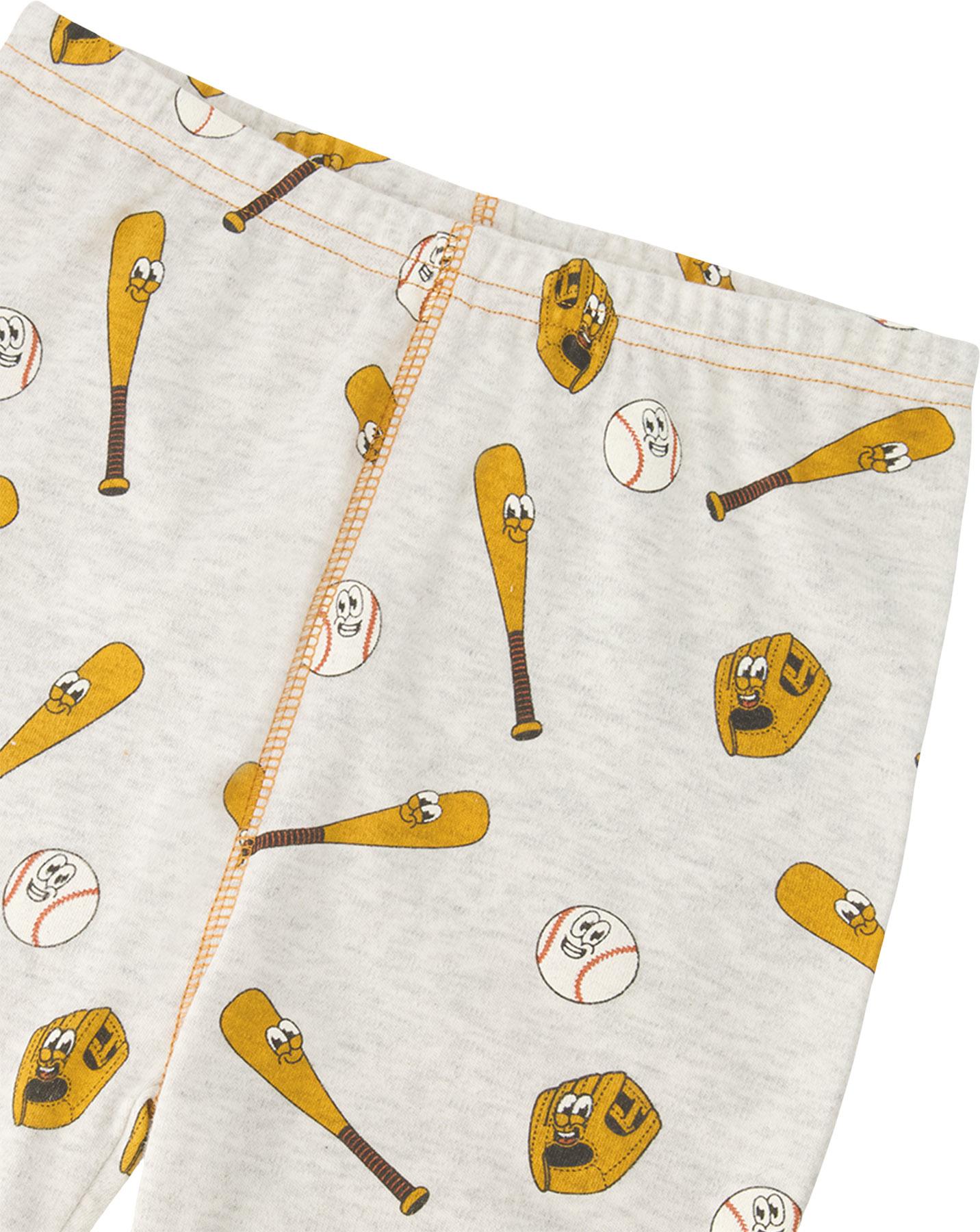 Product gallery image number 3 for product Printed Organic Cotton Two-Piece Pyjama Set - Big Boy