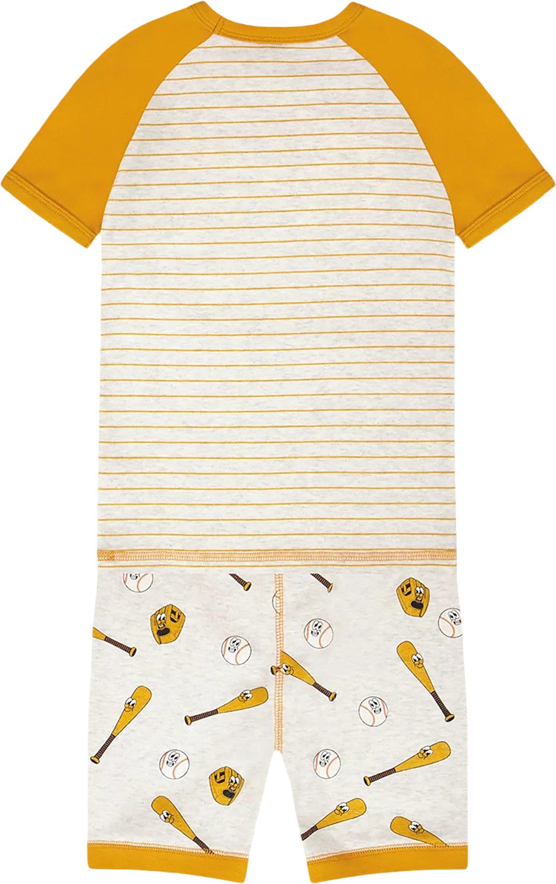 Product gallery image number 4 for product Printed Organic Cotton Two-Piece Pyjama Set - Little Boy