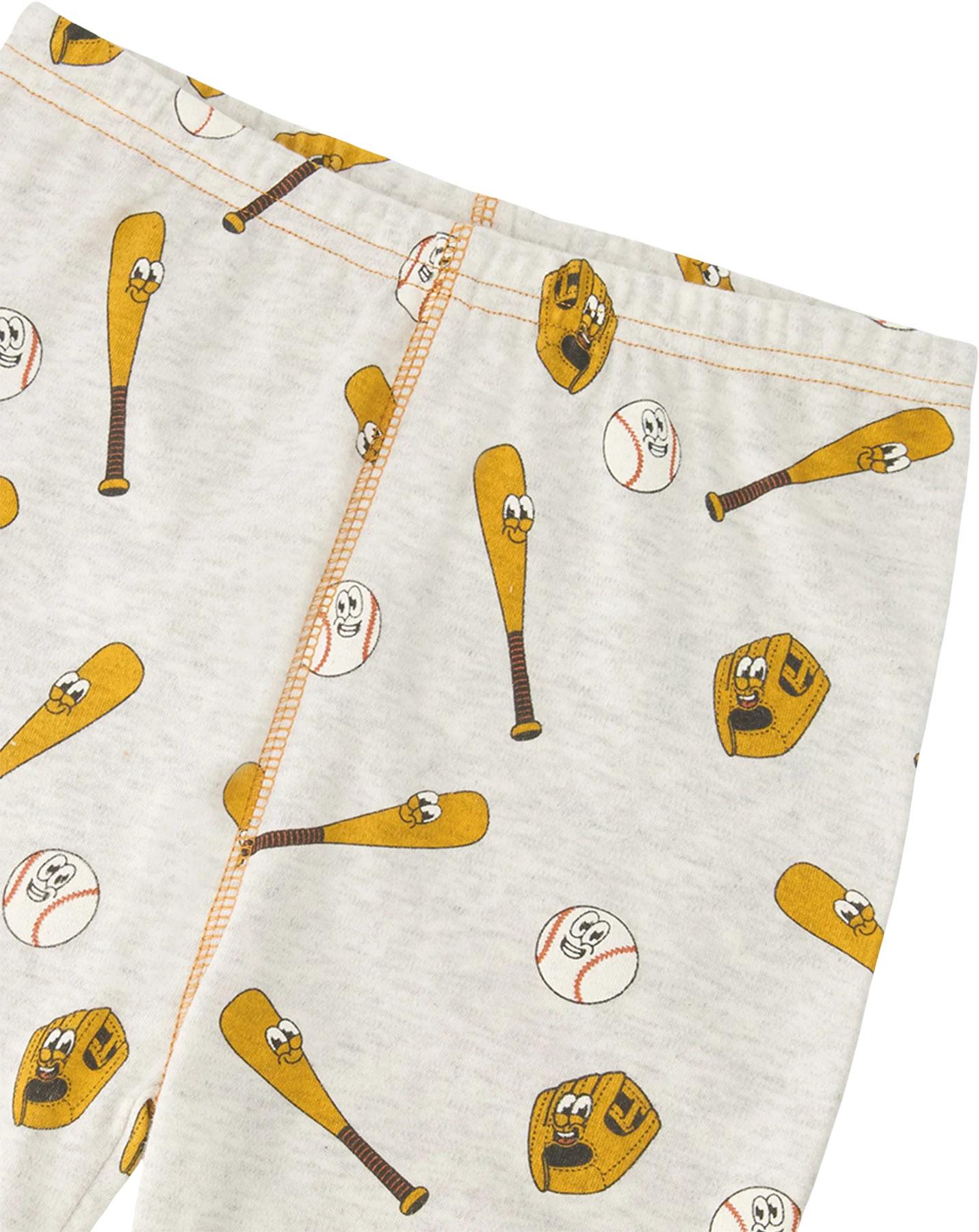 Product gallery image number 3 for product Printed Organic Cotton Two-Piece Pyjama Set - Little Boy