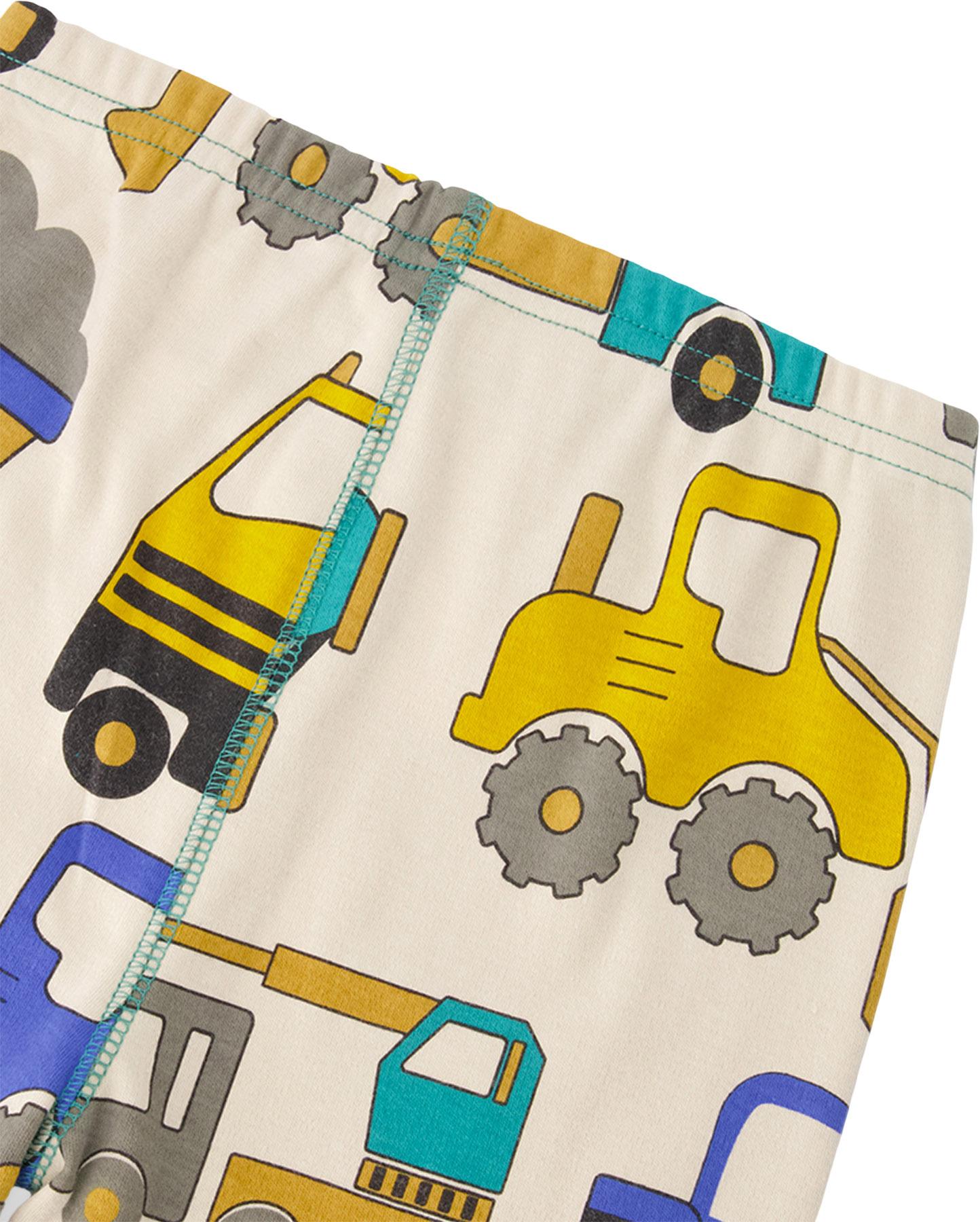 Product gallery image number 3 for product Printed Organic Cotton Two-Piece Pyjama Set - Baby Boy