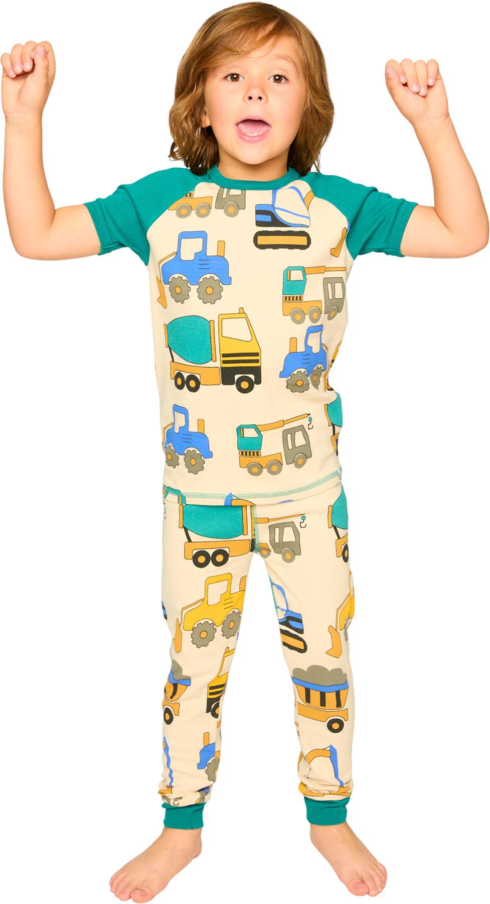 Product gallery image number 5 for product Printed Organic Cotton Two-Piece Pyjama Set - Baby Boy
