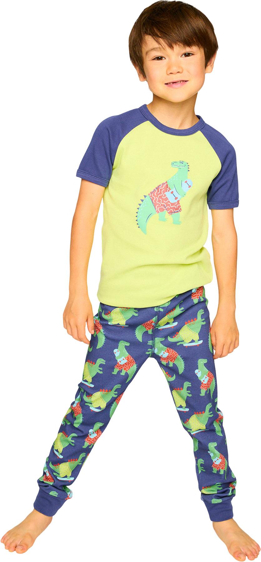 Product gallery image number 5 for product Printed Organic Cotton Two-Piece Pyjama Set - Baby Boy