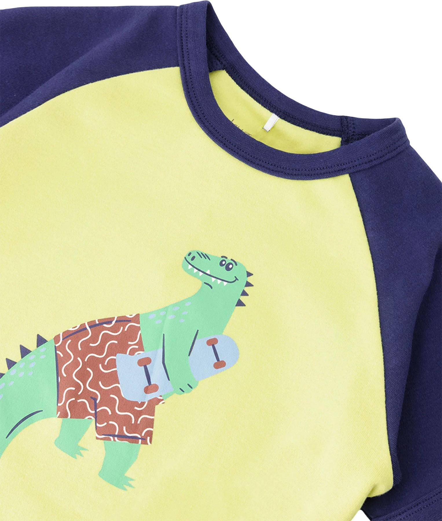 Numéro de l'image de la galerie de produits 3 pour le produit Ensemble pyjama deux-pièces imprimé en coton biologique - Grand garçon