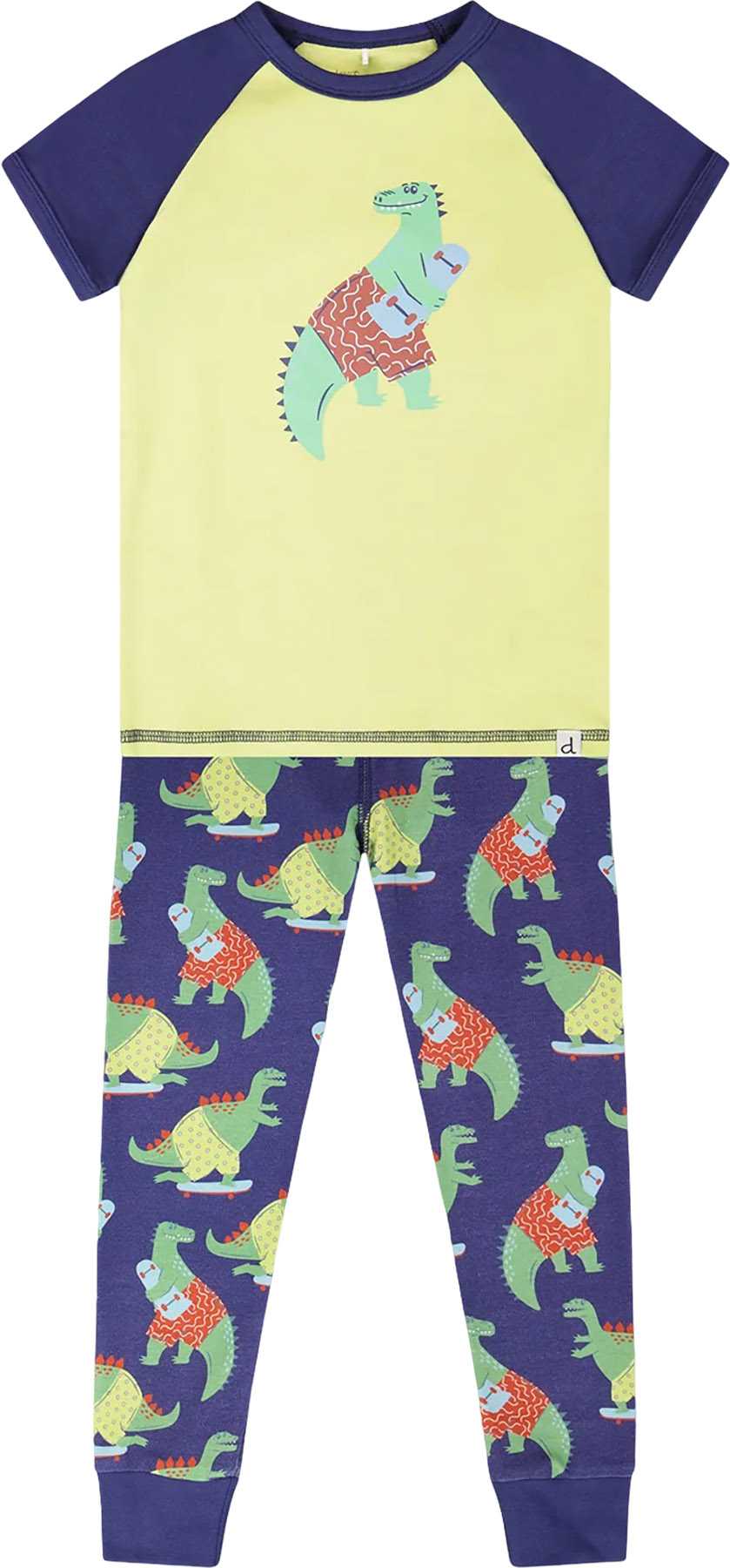 Blue Dino Print