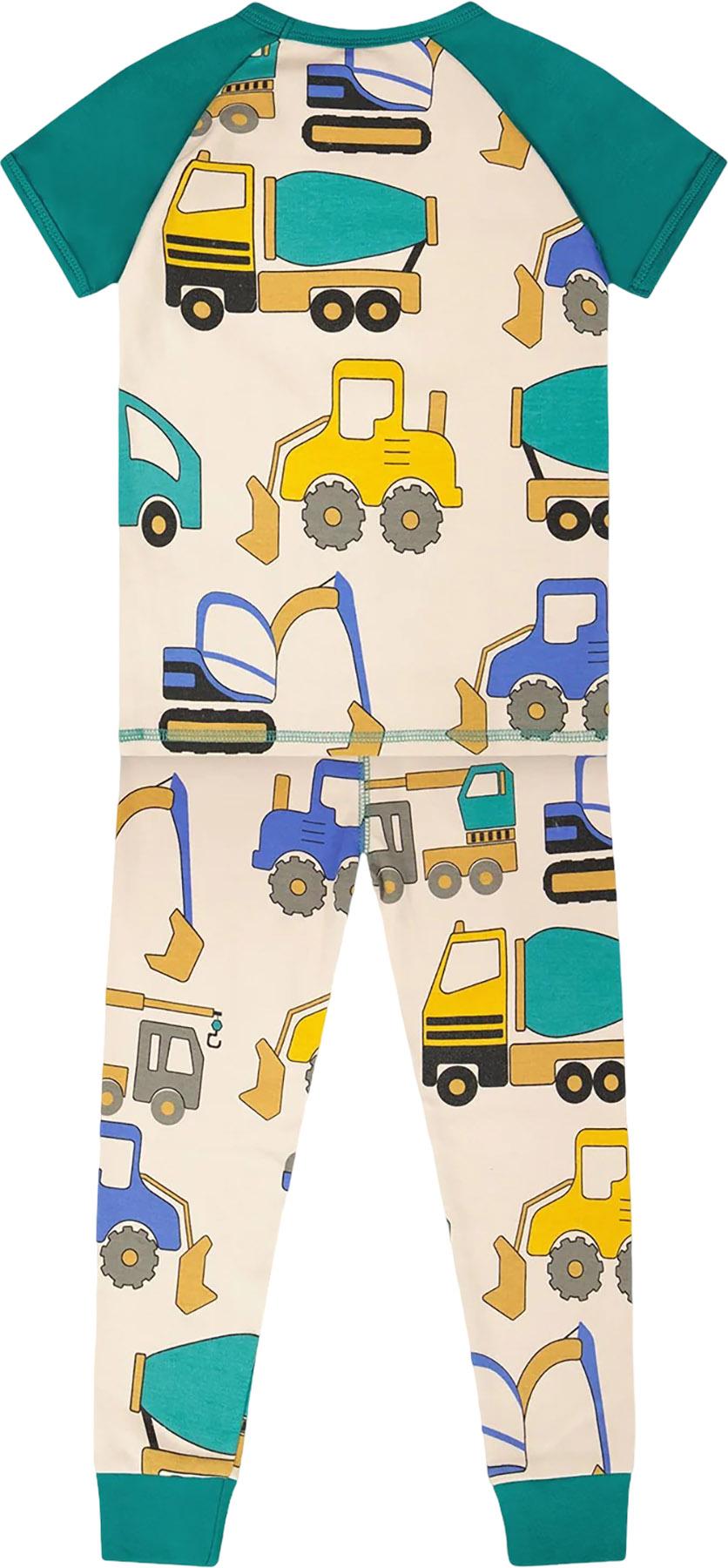 Product gallery image number 2 for product Printed Organic Cotton Two-Piece Pyjama Set - Little Boy